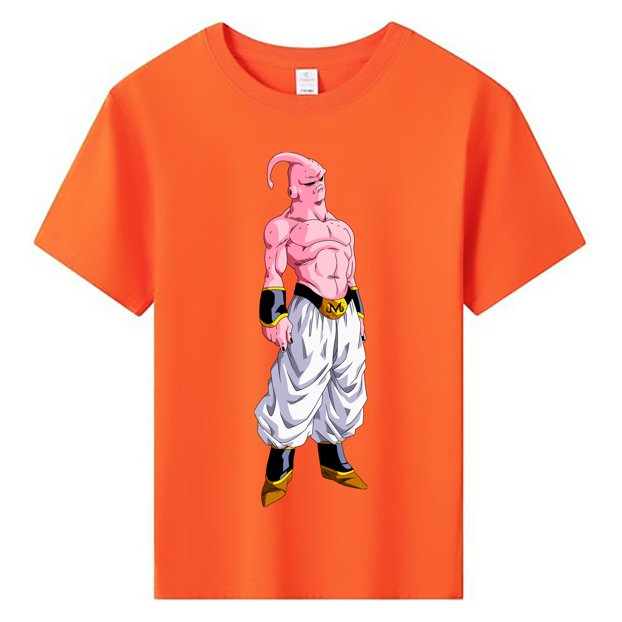 （画像用） ドラゴンボール 魔人ブウ DRAGON BALL Majin Buu 綿100％キッズTシャツ（フロントプリント）