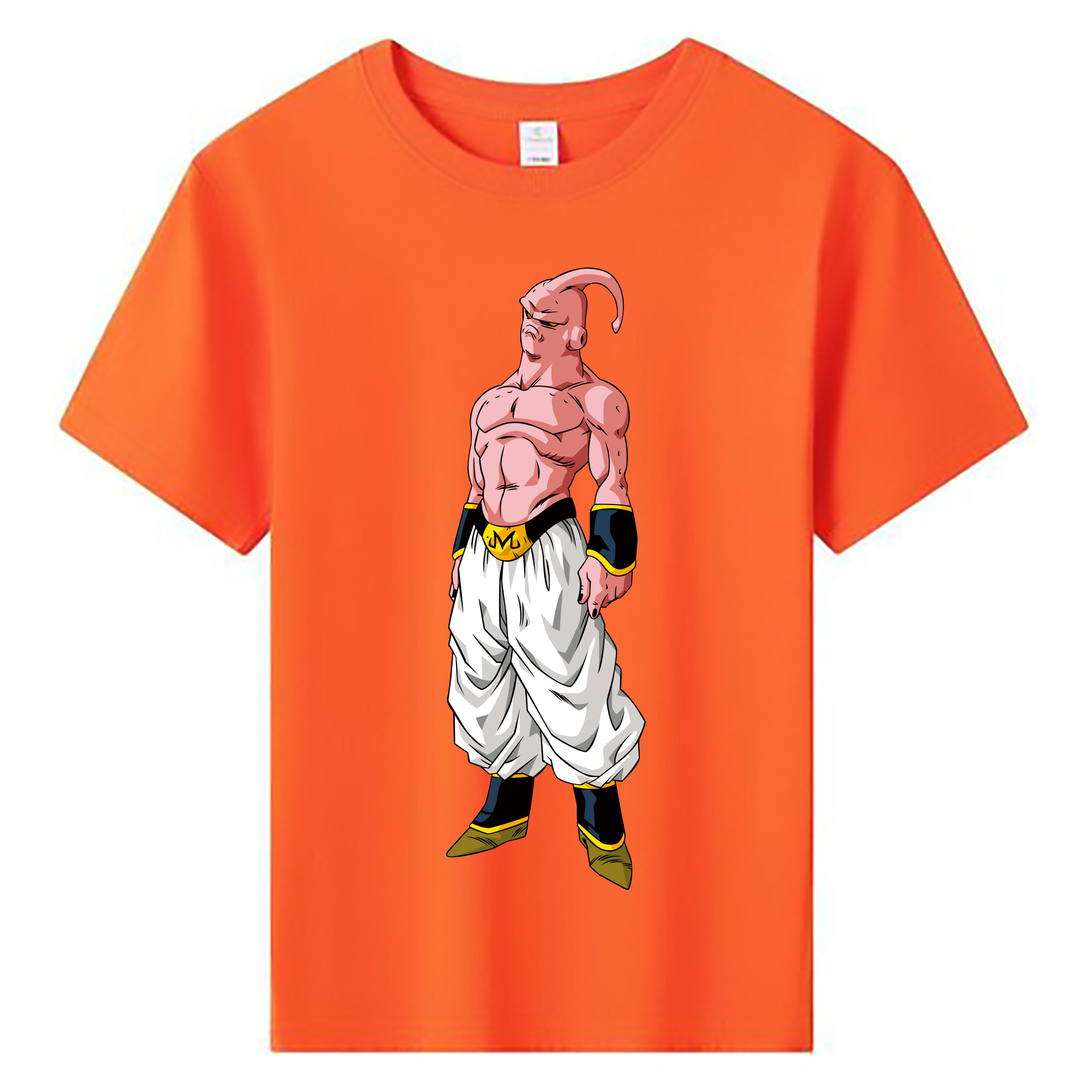 （画像用） ドラゴンボール 魔人ブウ DRAGON BALL Majin Buu 綿100％キッズTシャツ（フロントプリント）