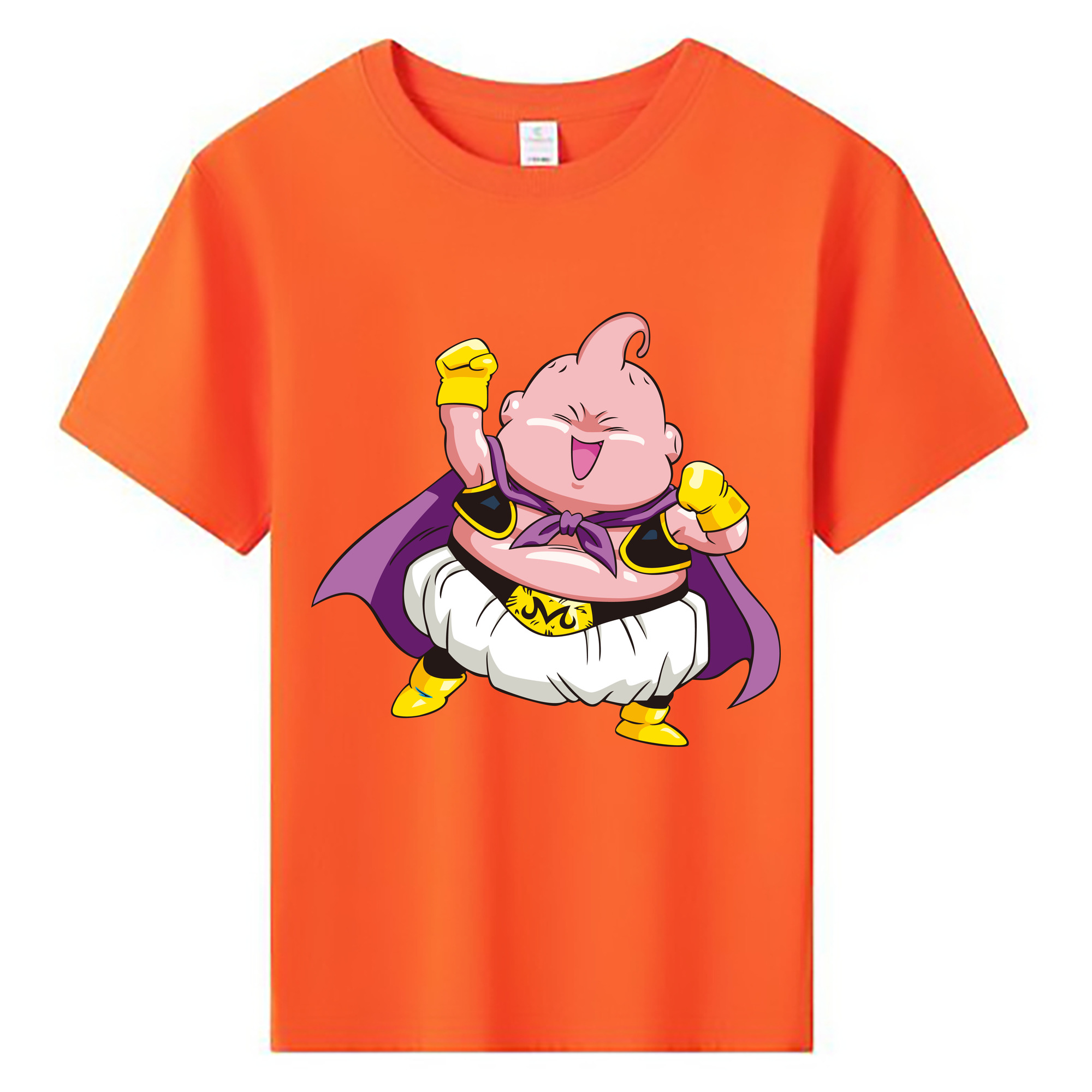 （画像用） ドラゴンボール 魔人ブウ DRAGON BALL Majin Buu 綿100％キッズTシャツ（フロントプリント）
