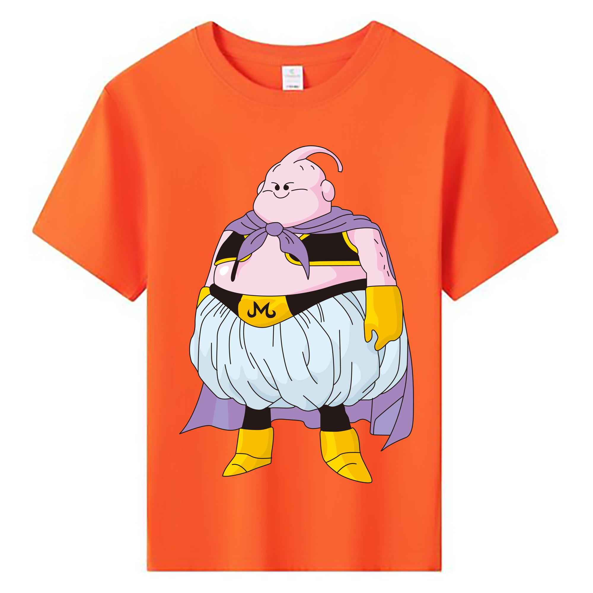 （画像用） ドラゴンボール 魔人ブウ DRAGON BALL Majin Buu 綿100％キッズTシャツ（フロントプリント）