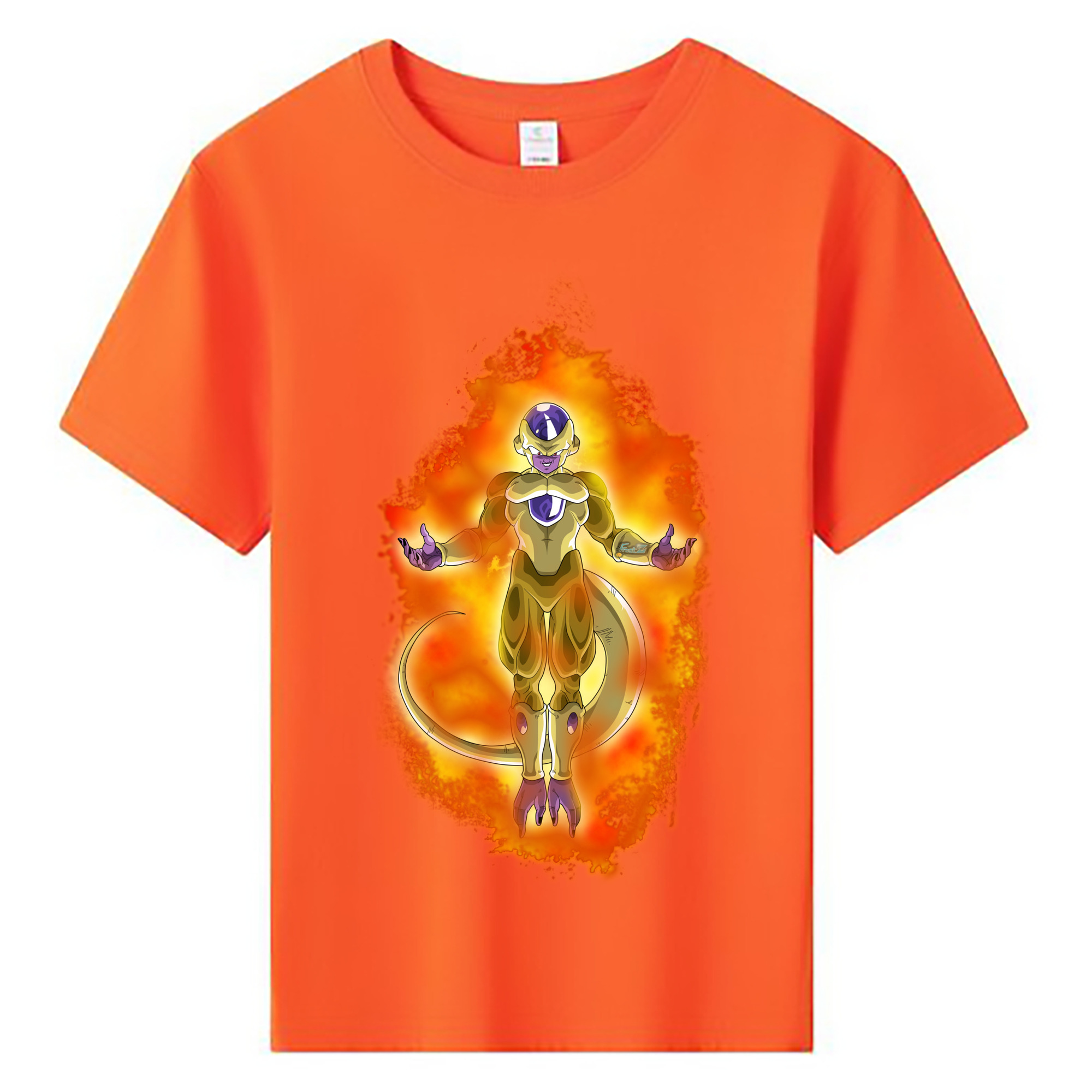 （画像用） ドラゴンボール フリーザ DRAGON BALL Frieza 綿100％キッズTシャツ（フロントプリント）