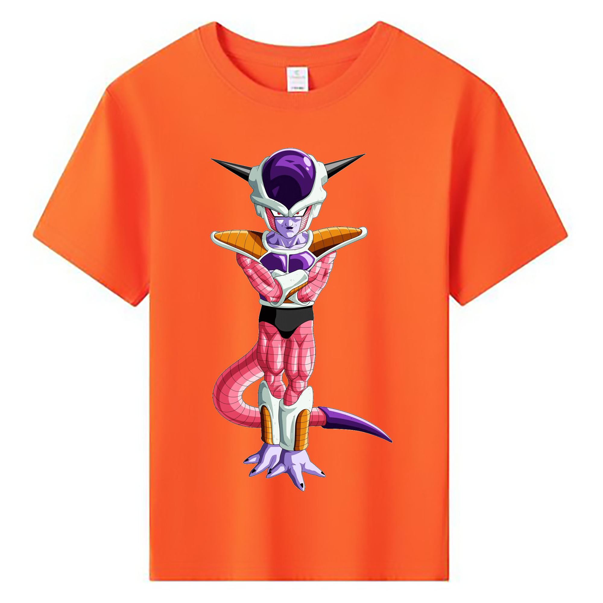 （画像用） ドラゴンボール フリーザ DRAGON BALL Frieza 綿100％キッズTシャツ（フロントプリント）