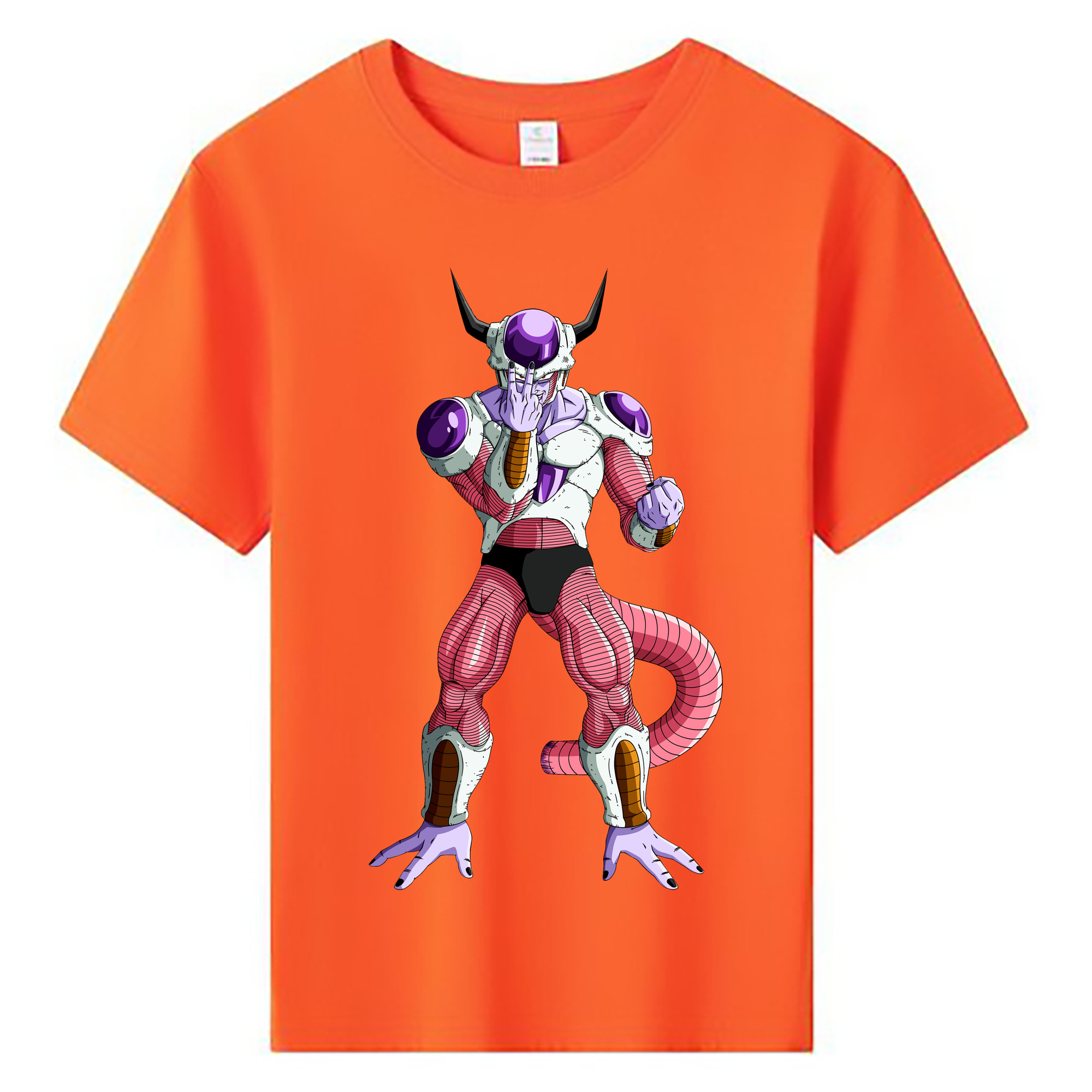 （画像用） ドラゴンボール フリーザ DRAGON BALL Frieza 綿100％キッズTシャツ（フロントプリント）