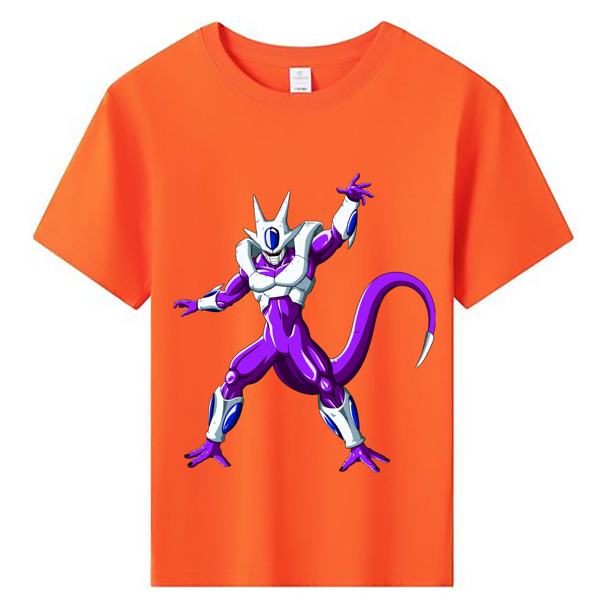 （画像用） ドラゴンボール クウラ DRAGON BALL Cooler Coora 綿100％キッズTシャツ（フロントプリント）