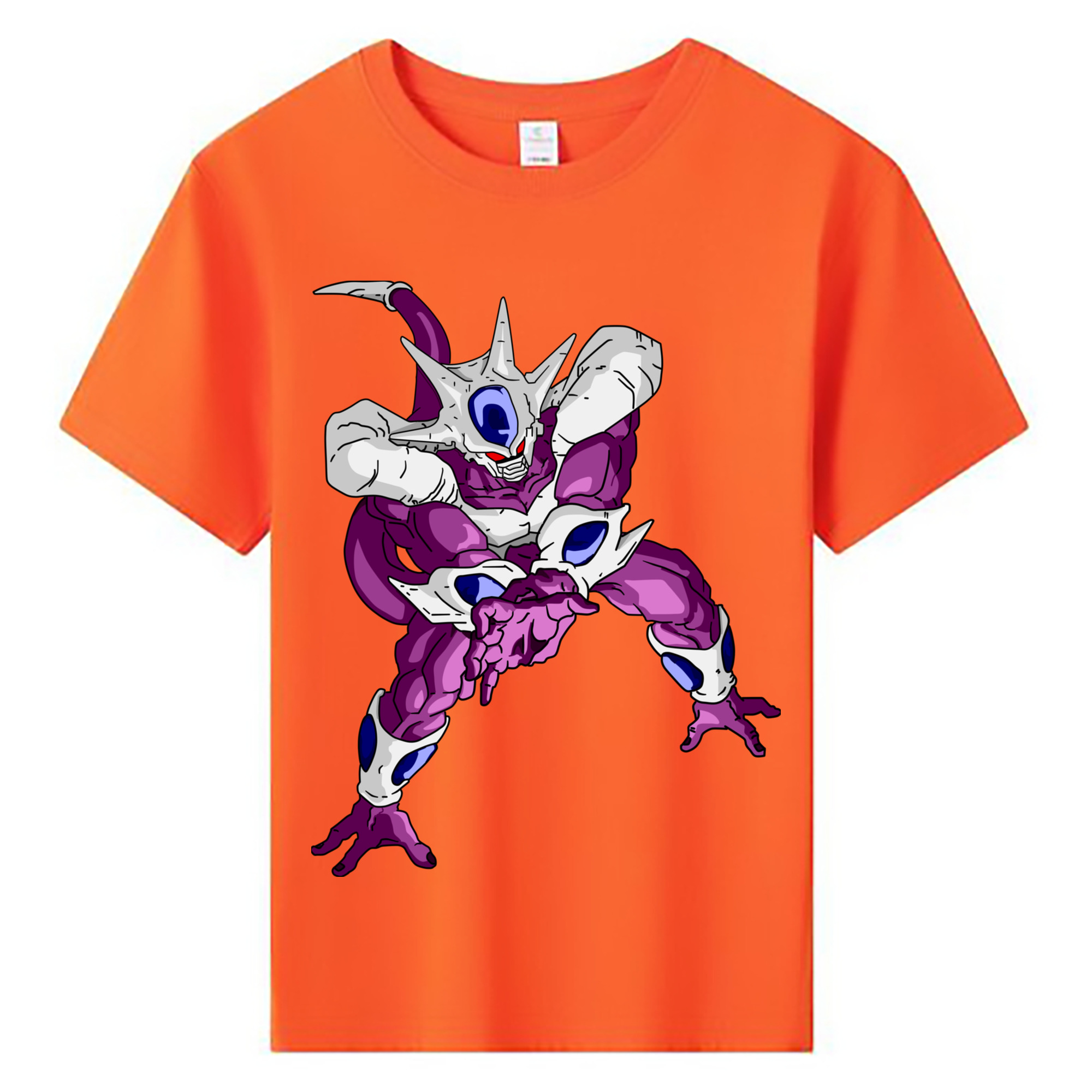 （画像用） ドラゴンボール クウラ DRAGON BALL Cooler Coora 綿100％キッズTシャツ（フロントプリント）