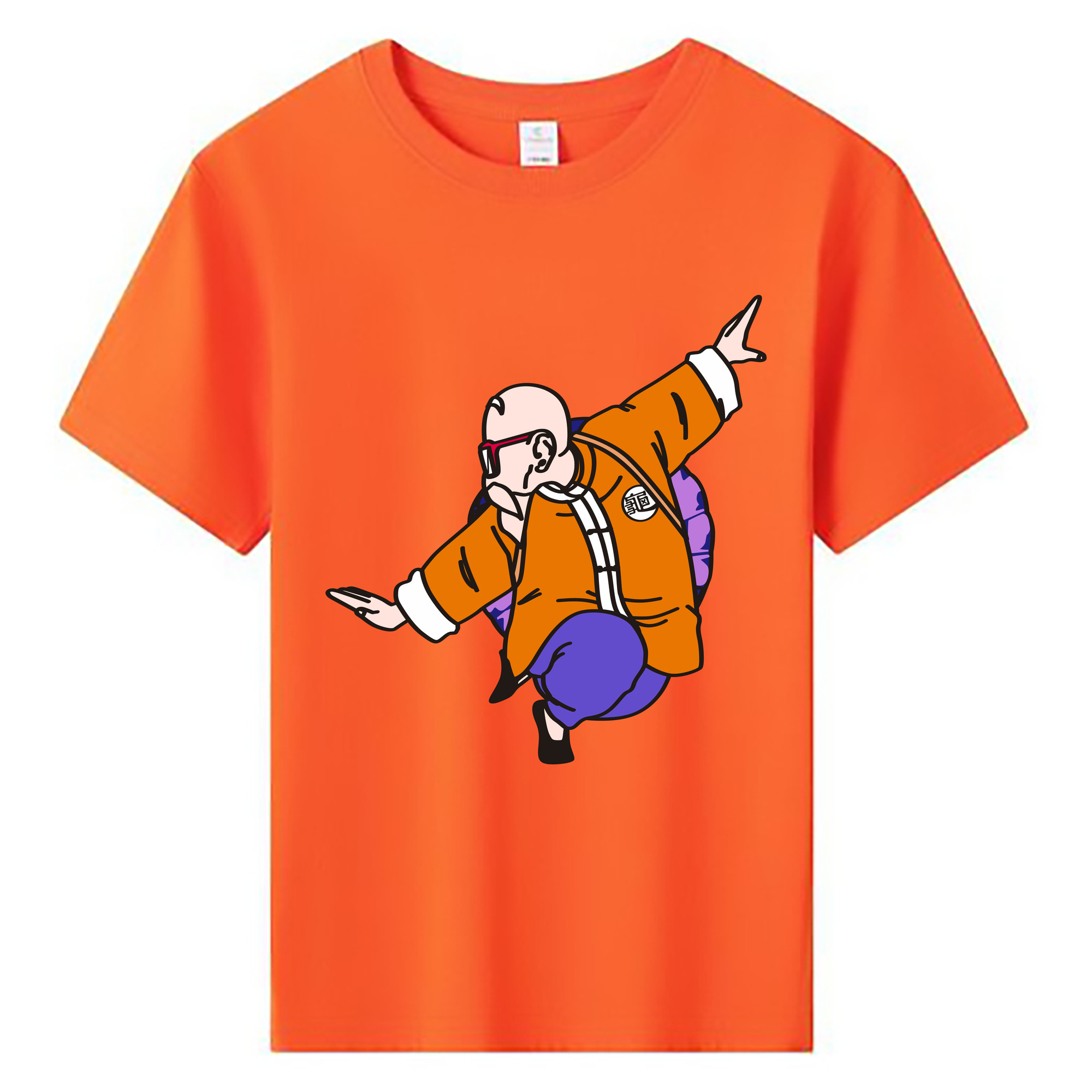 （画像用） ドラゴンボール 亀仙人（かめせんにん） DRAGON BALL Master Roshi Kame Sennin 綿100％キッズTシャツ（フロントプリント）