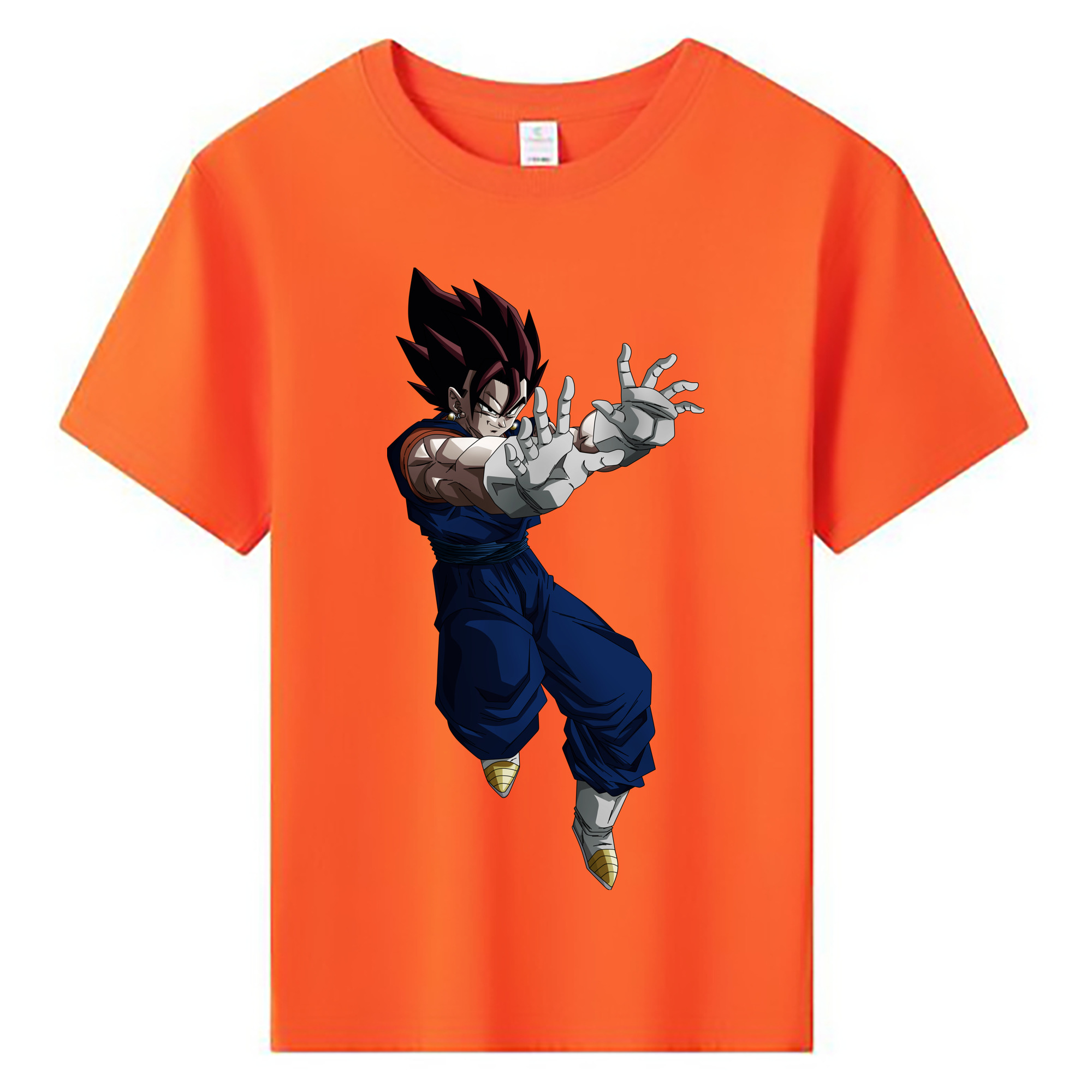 （画像用） ドラゴンボール ベジット DRAGON BALL Vegetto 綿100％キッズTシャツ（フロントプリント）
