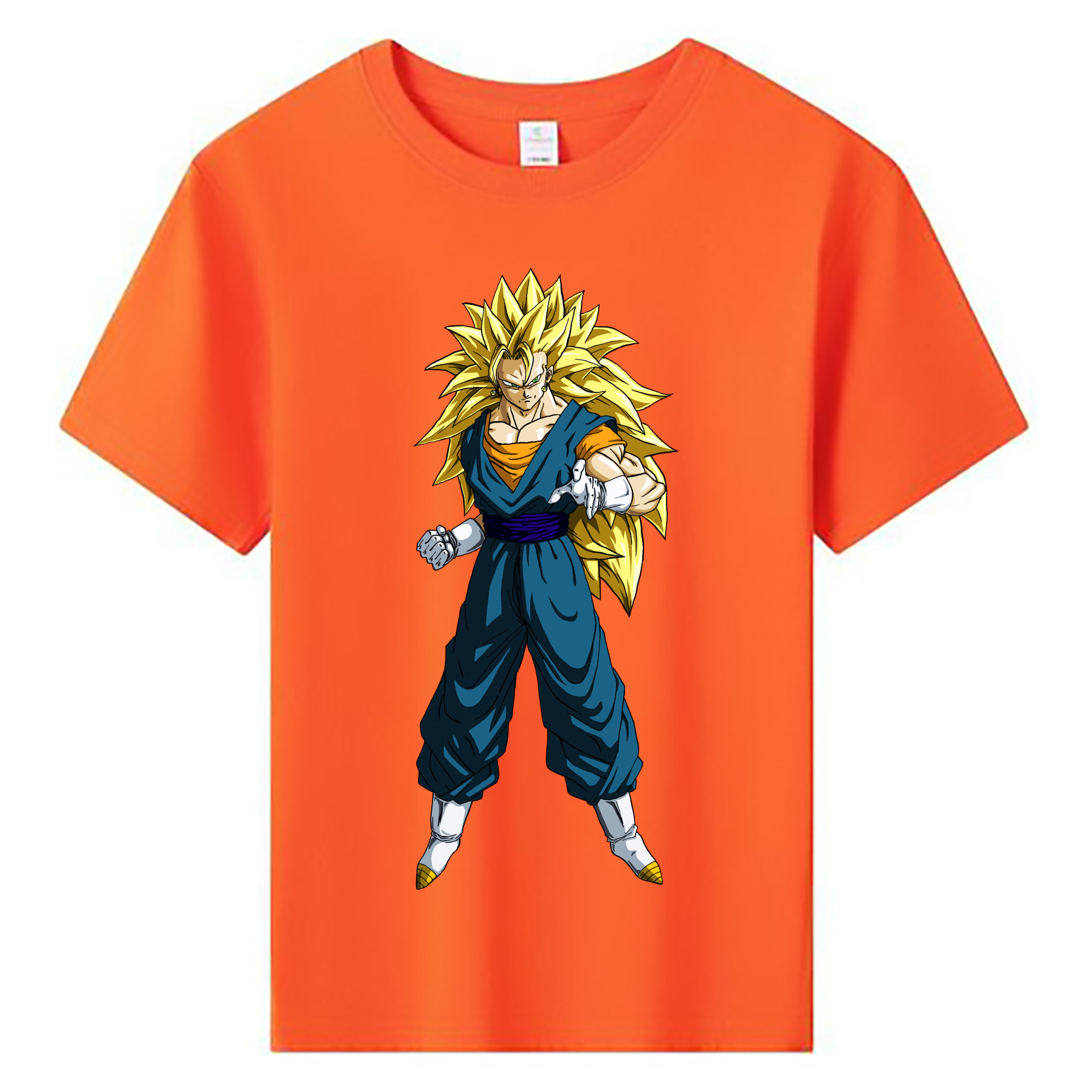 （画像用） ドラゴンボール ベジット DRAGON BALL Vegetto 綿100％キッズTシャツ（フロントプリント）
