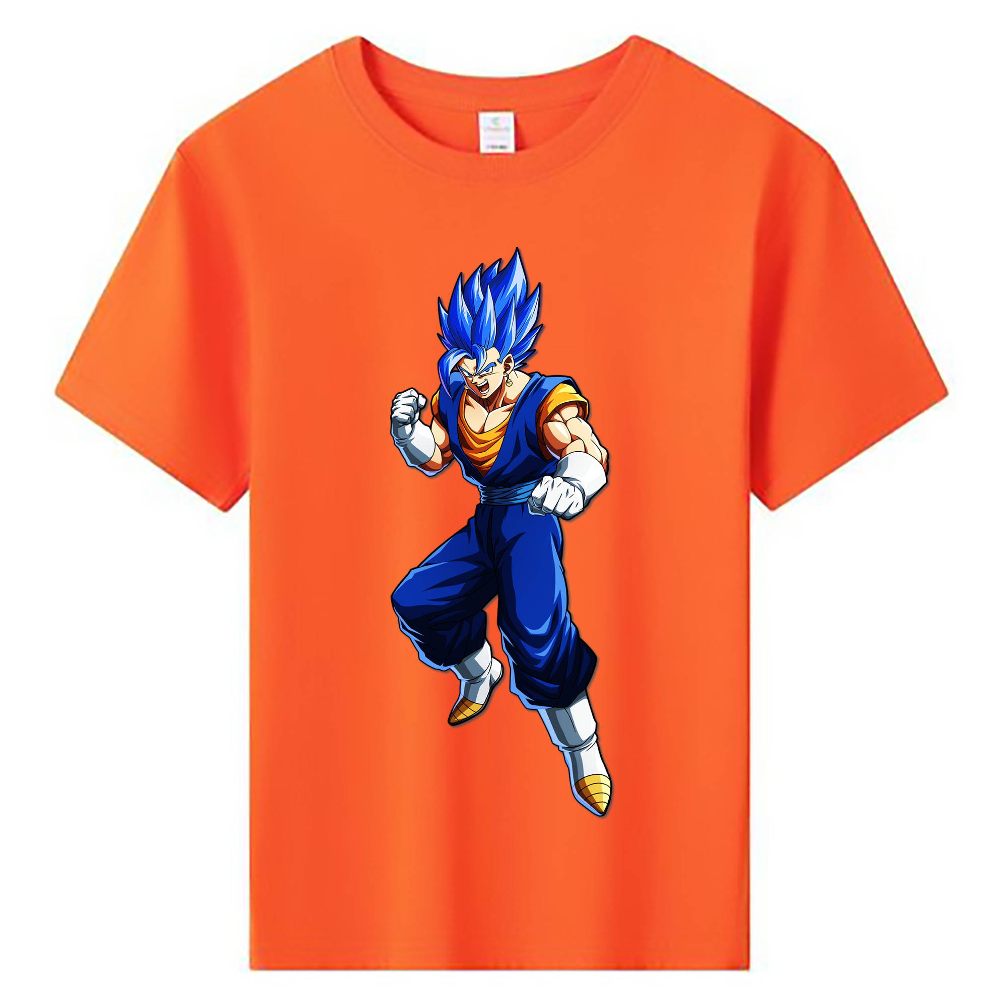 （画像用） ドラゴンボール ベジット DRAGON BALL Vegetto 綿100％キッズTシャツ（フロントプリント）