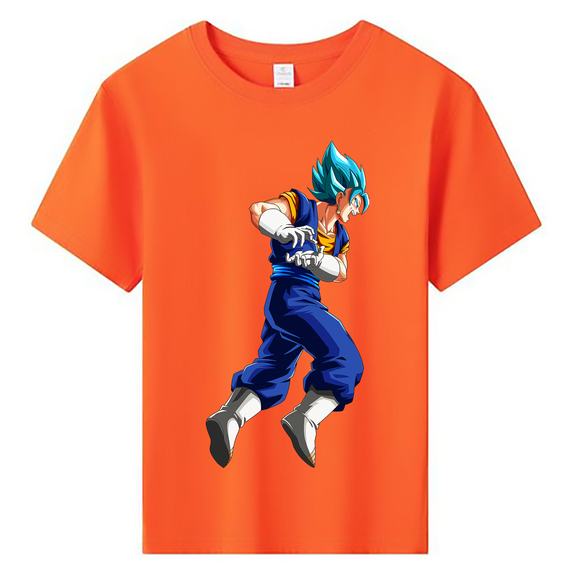 （画像用） ドラゴンボール ベジット DRAGON BALL Vegetto 綿100％キッズTシャツ（フロントプリント）