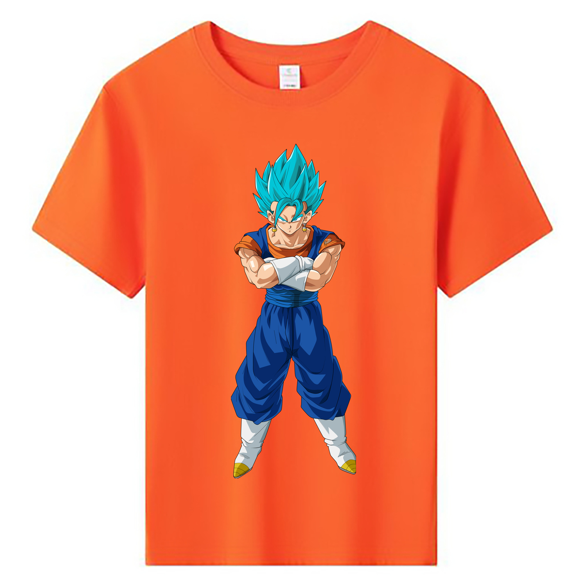 （画像用） ドラゴンボール ベジット DRAGON BALL Vegetto 綿100％キッズTシャツ（フロントプリント）