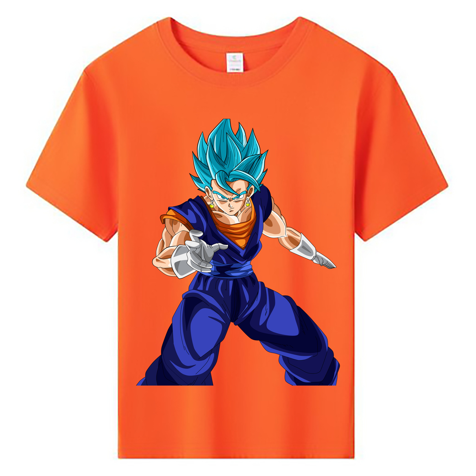 （画像用） ドラゴンボール ベジット DRAGON BALL Vegetto 綿100％キッズTシャツ（フロントプリント）