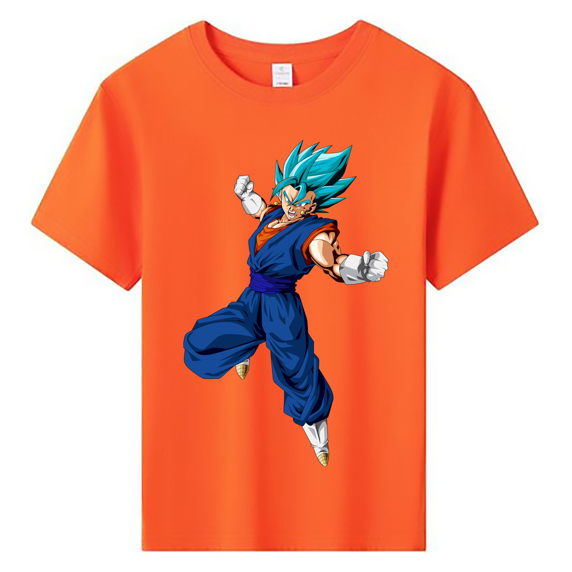（画像用） ドラゴンボール ベジット DRAGON BALL Vegetto 綿100％キッズTシャツ（フロントプリント）