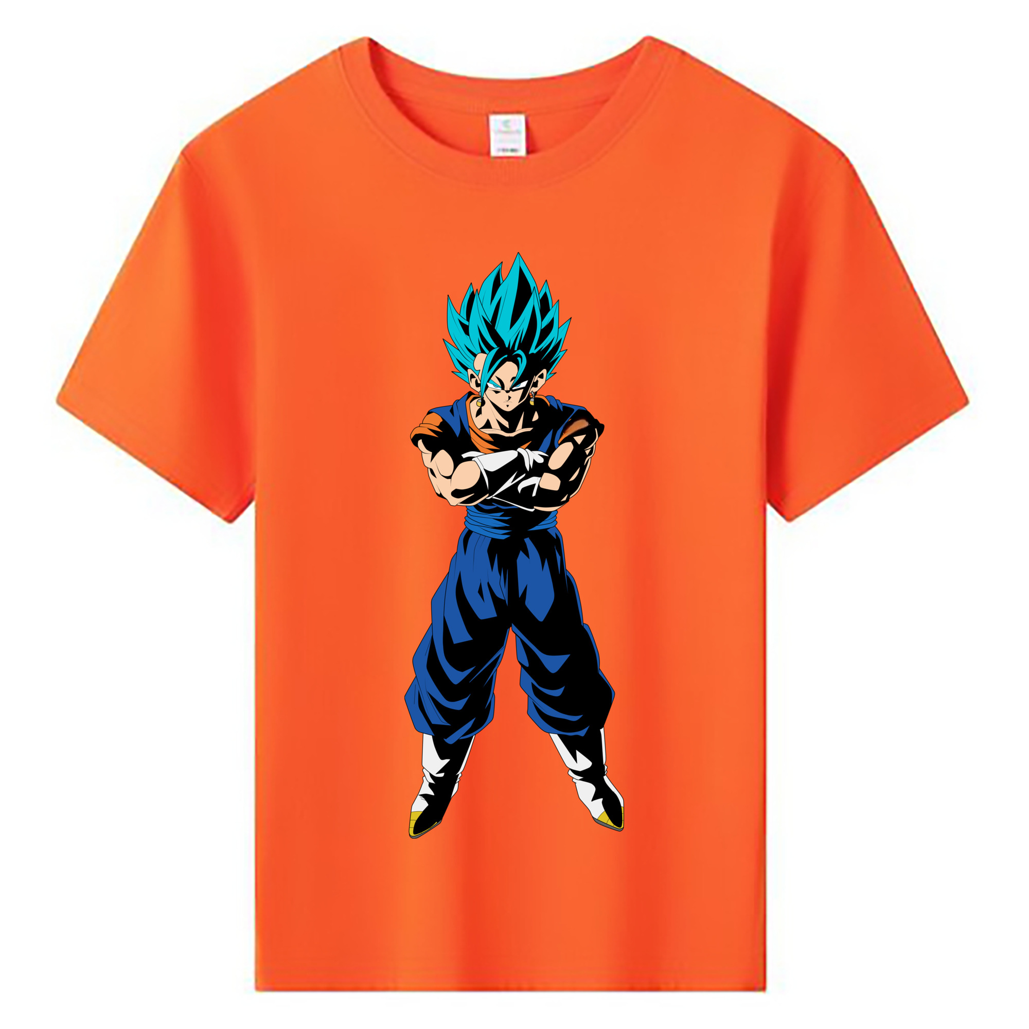 （画像用） ドラゴンボール ベジット DRAGON BALL Vegetto 綿100％キッズTシャツ（フロントプリント）