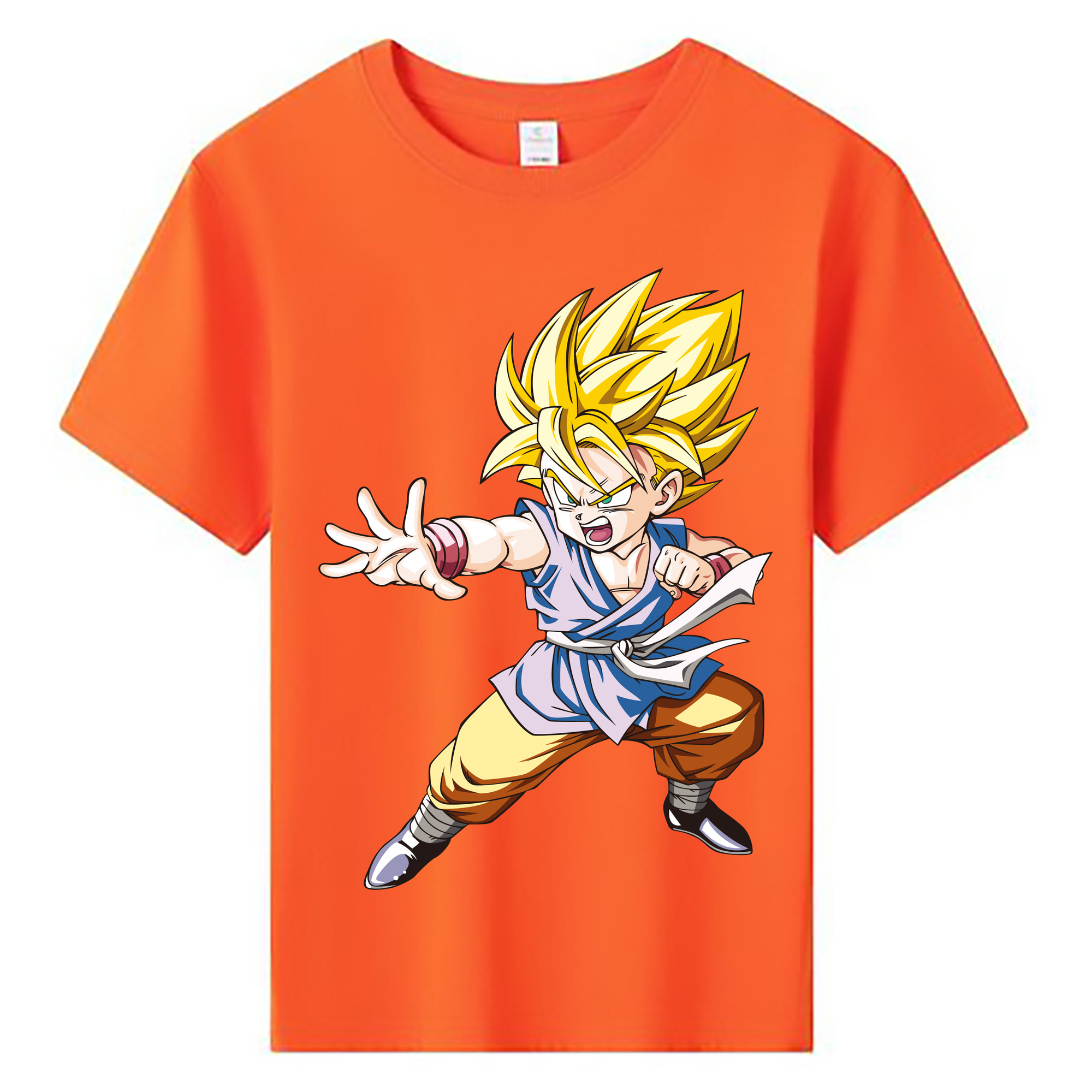 （画像用） ドラゴンボール ベジット DRAGON BALL Vegetto 綿100％キッズTシャツ（フロントプリント）