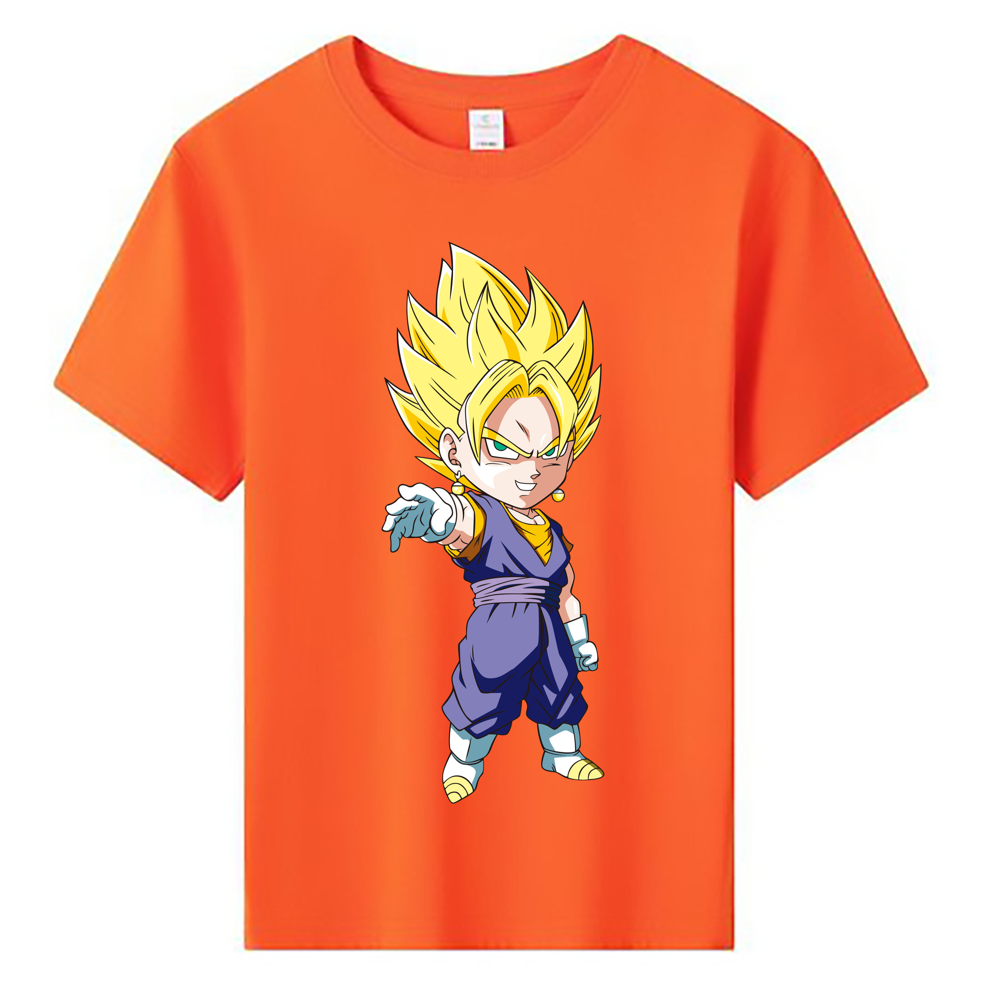 （画像用） ドラゴンボール ベジット DRAGON BALL Vegetto 綿100％キッズTシャツ（フロントプリント）