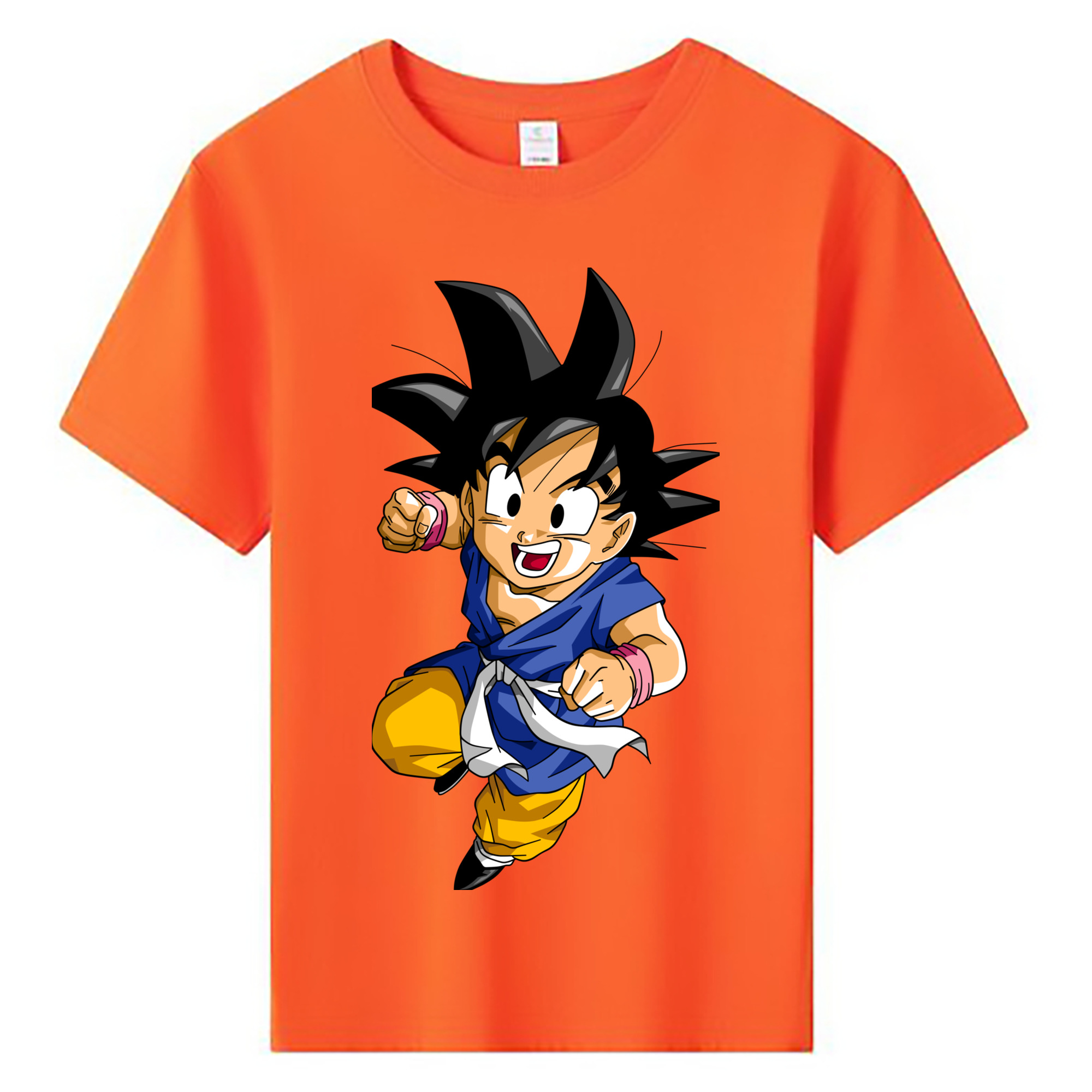 （画像用） ドラゴンボール 孫悟天 そん ごてん DRAGON BALL Son Goten 綿100％キッズTシャツ（フロントプリント）