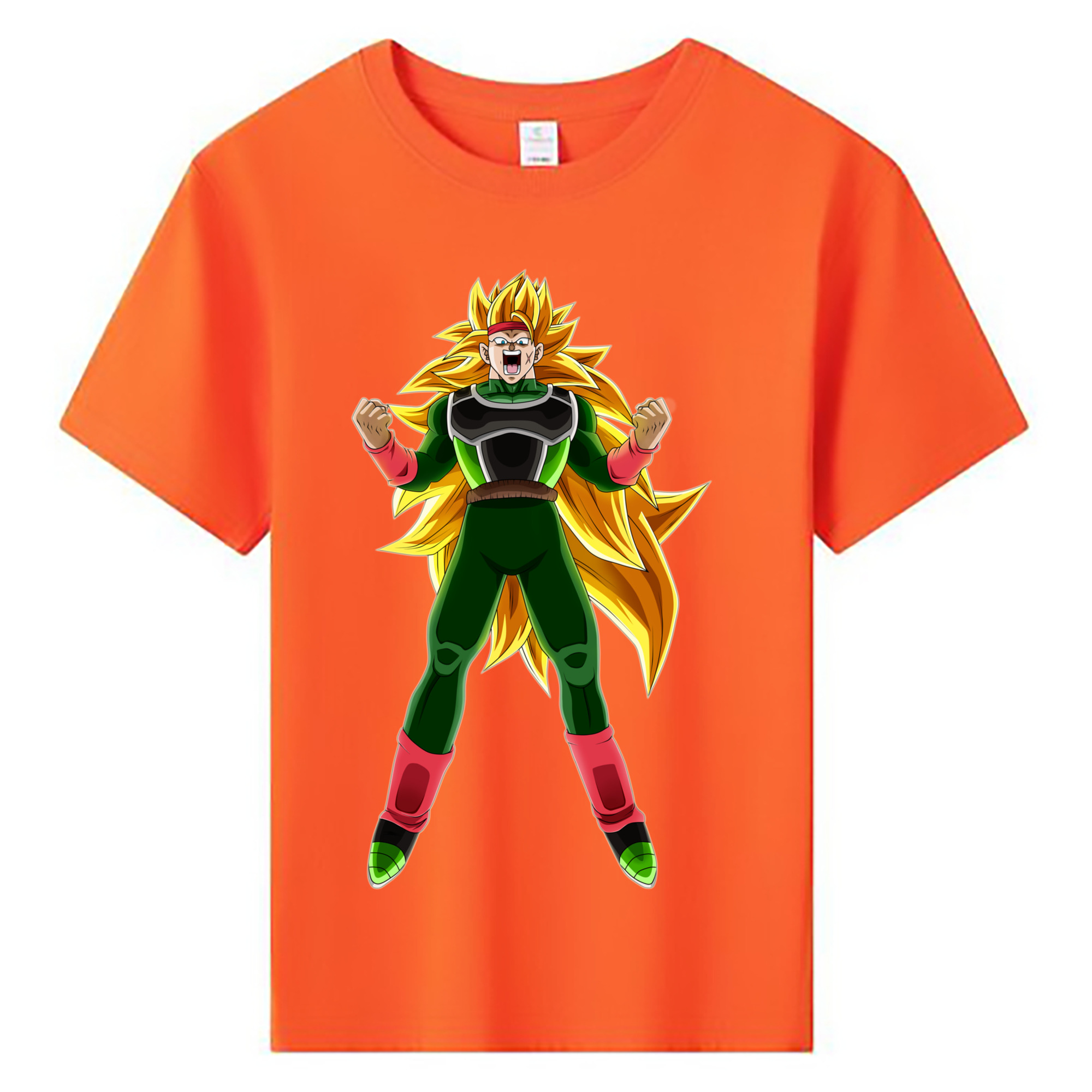 （画像用） ドラゴンボール ブロリー DRAGON BALL Broli 綿100％キッズTシャツ（フロントプリント）