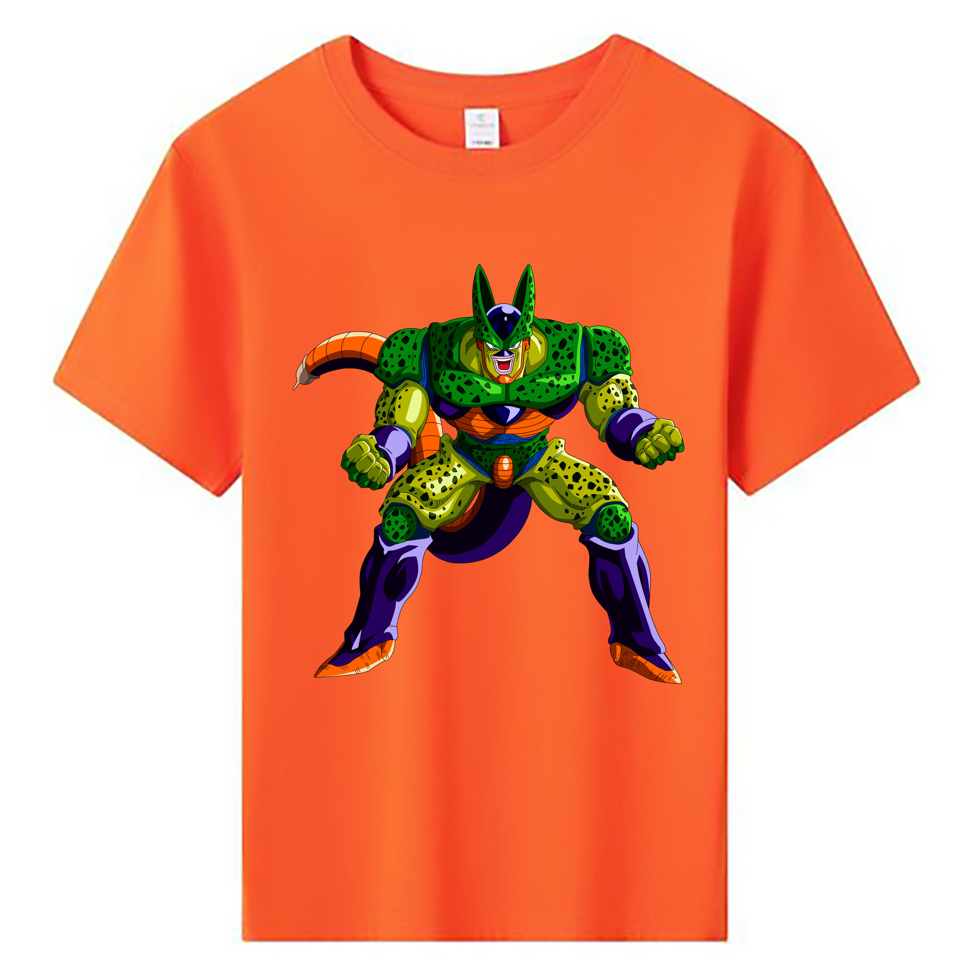 （画像用） ドラゴンボール セル DRAGON BALL Cell 綿100％キッズTシャツ（フロントプリント）