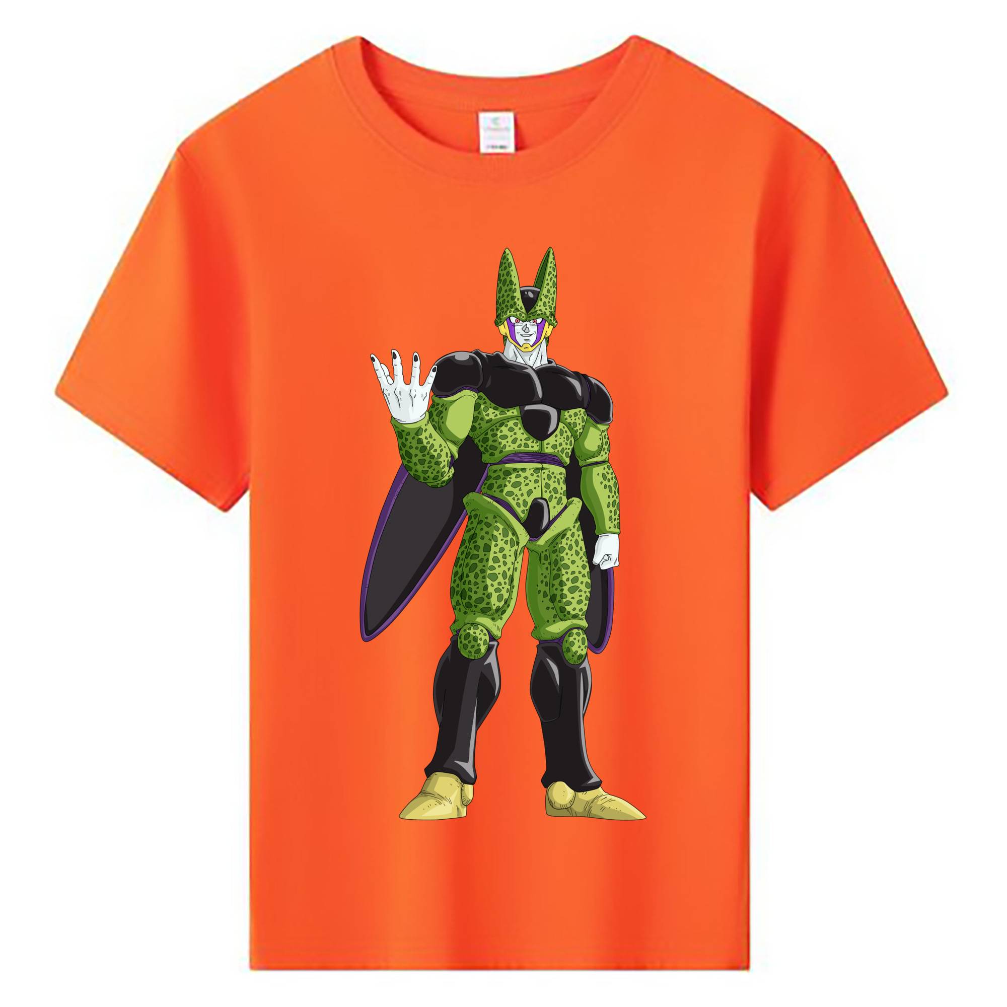 （画像用） ドラゴンボール セル DRAGON BALL Cell 綿100％キッズTシャツ（フロントプリント）