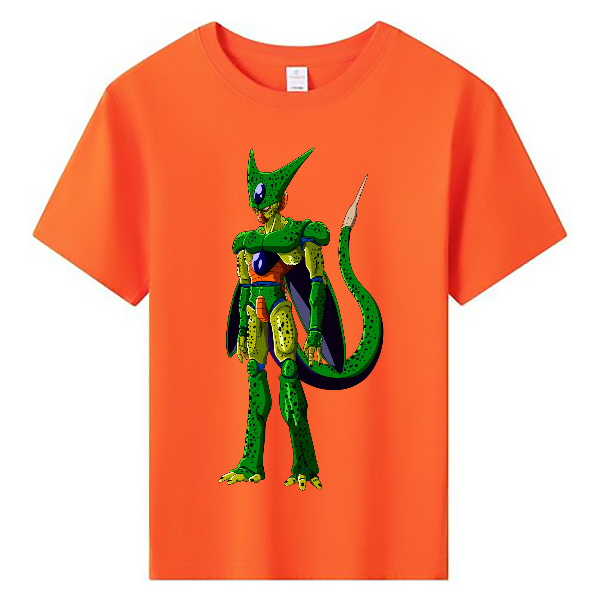 （画像用） ドラゴンボール セル DRAGON BALL Cell 綿100％キッズTシャツ（フロントプリント）