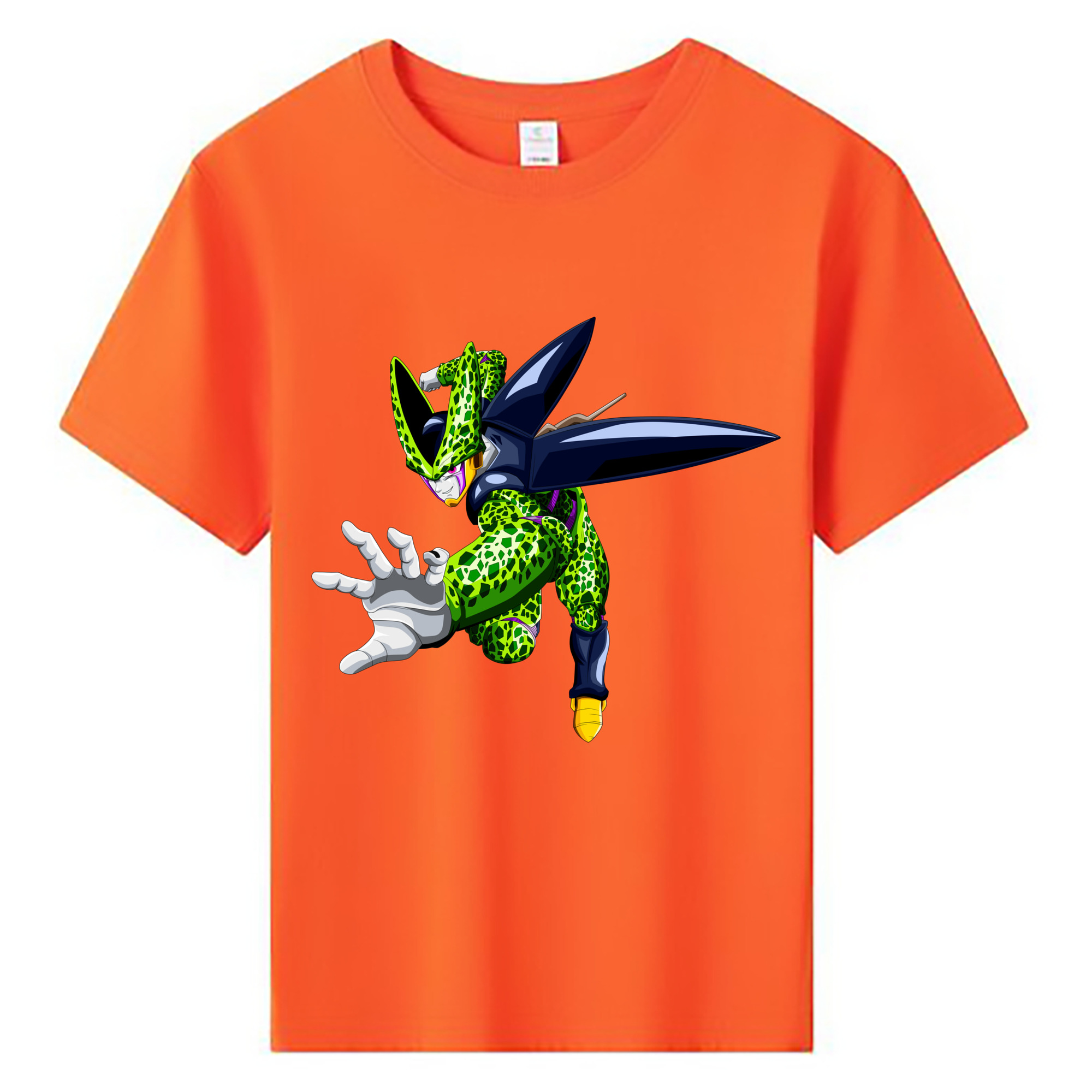 （画像用） ドラゴンボール セル DRAGON BALL Cell 綿100％キッズTシャツ（フロントプリント）