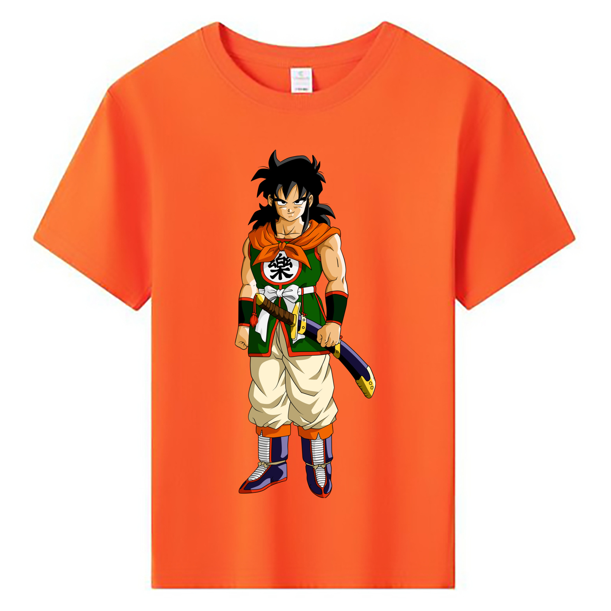 （画像用） ドラゴンボール ヤムチャ DRAGON BALL Yamcha 綿100％キッズTシャツ（フロントプリント）