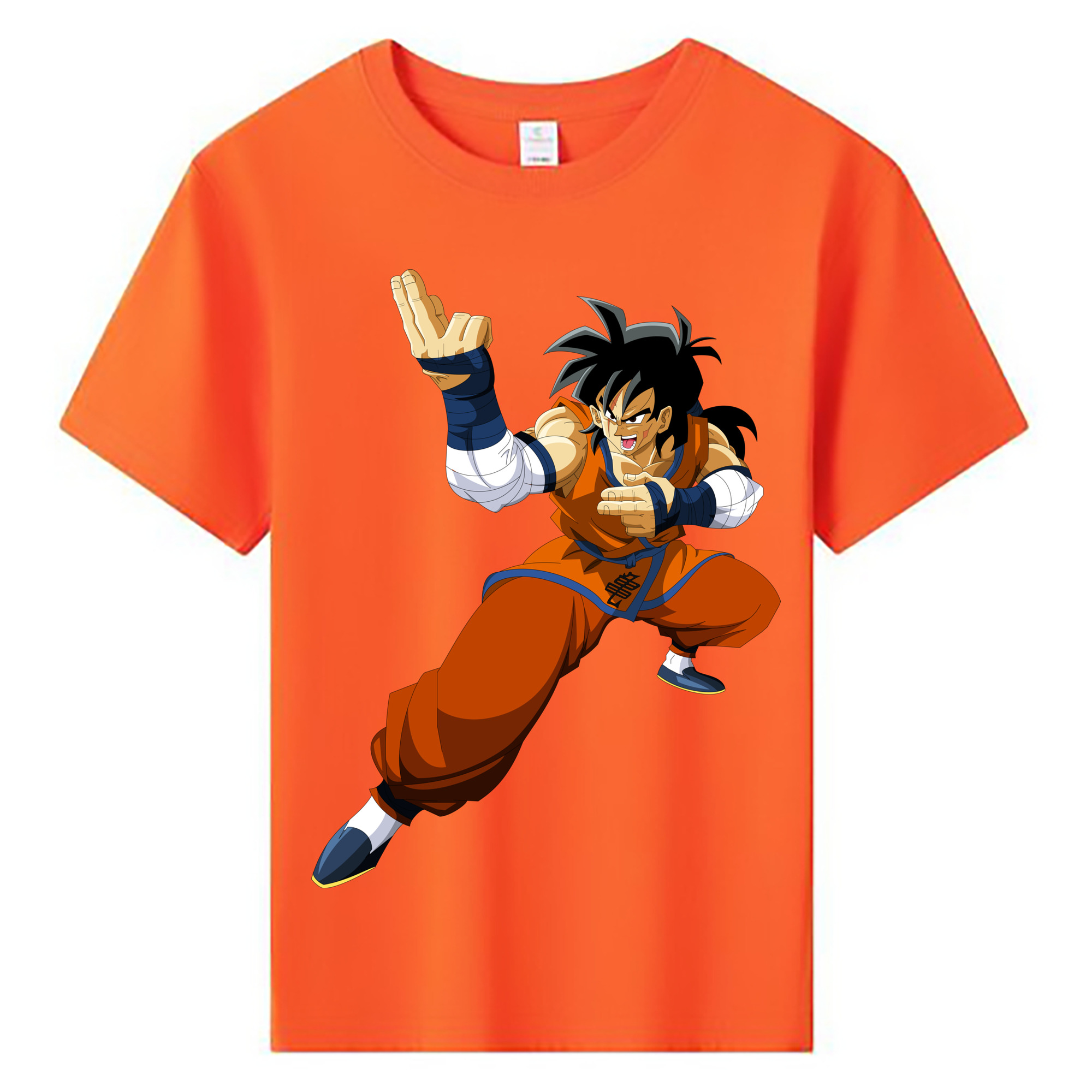 （画像用） ドラゴンボール ヤムチャ DRAGON BALL Yamcha 綿100％キッズTシャツ（フロントプリント）