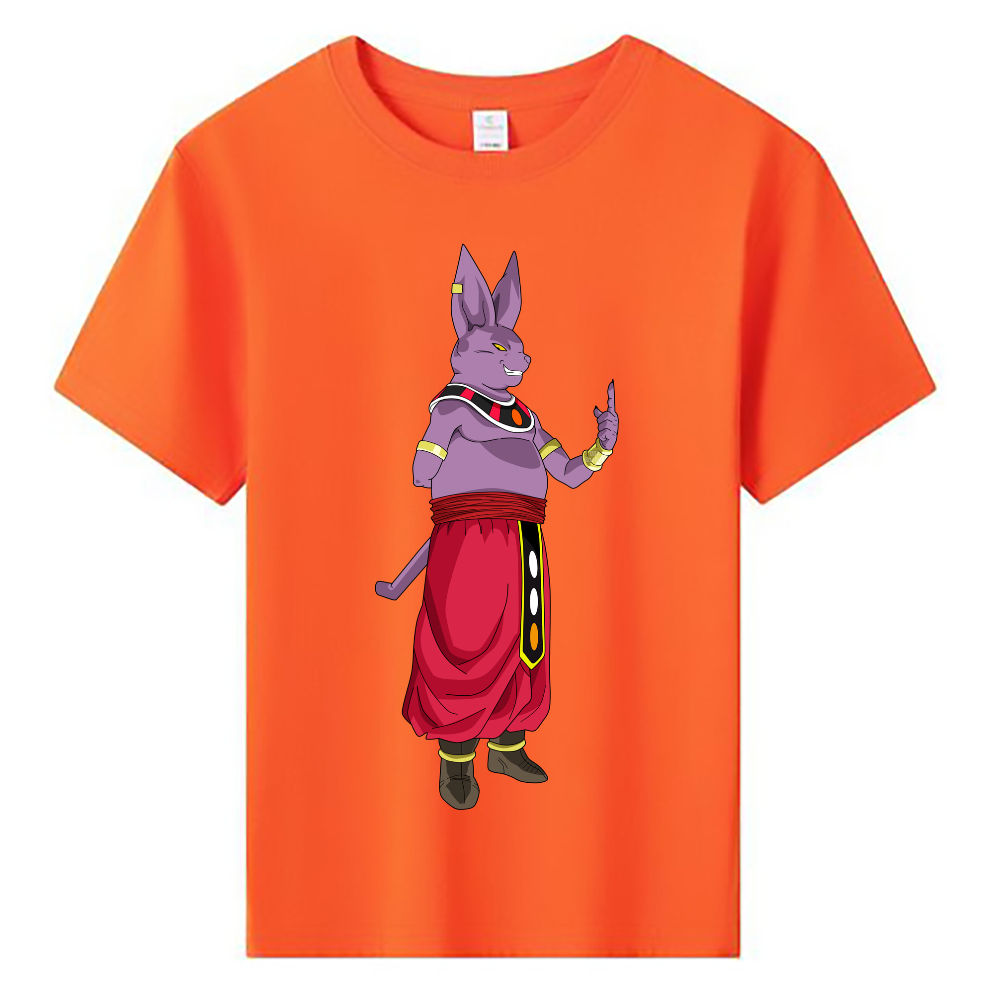 （画像用） ドラゴンボール シャンパ DRAGON BALL Champa 綿100％キッズTシャツ（フロントプリント）