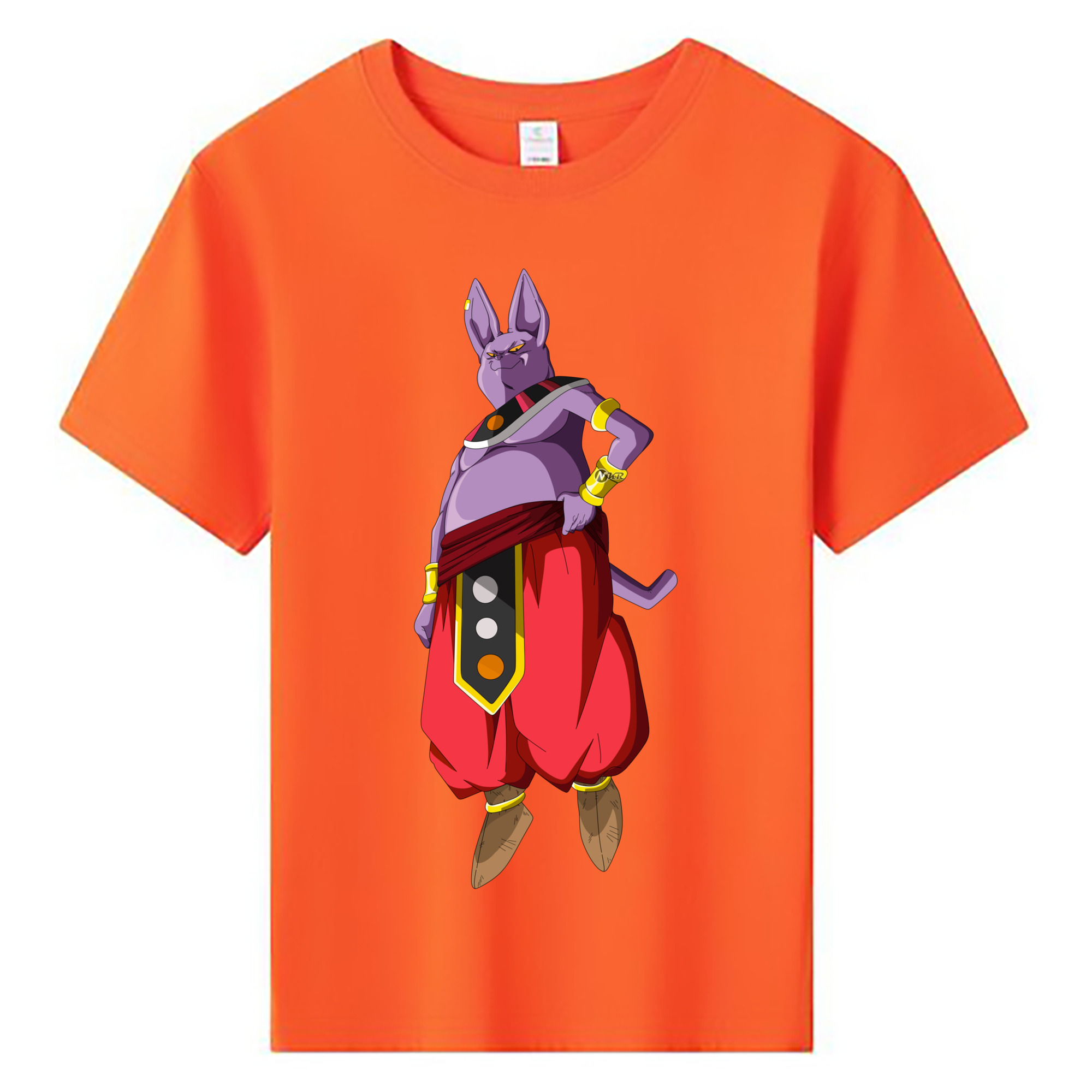 （画像用） ドラゴンボール シャンパ DRAGON BALL Champa 綿100％キッズTシャツ（フロントプリント）