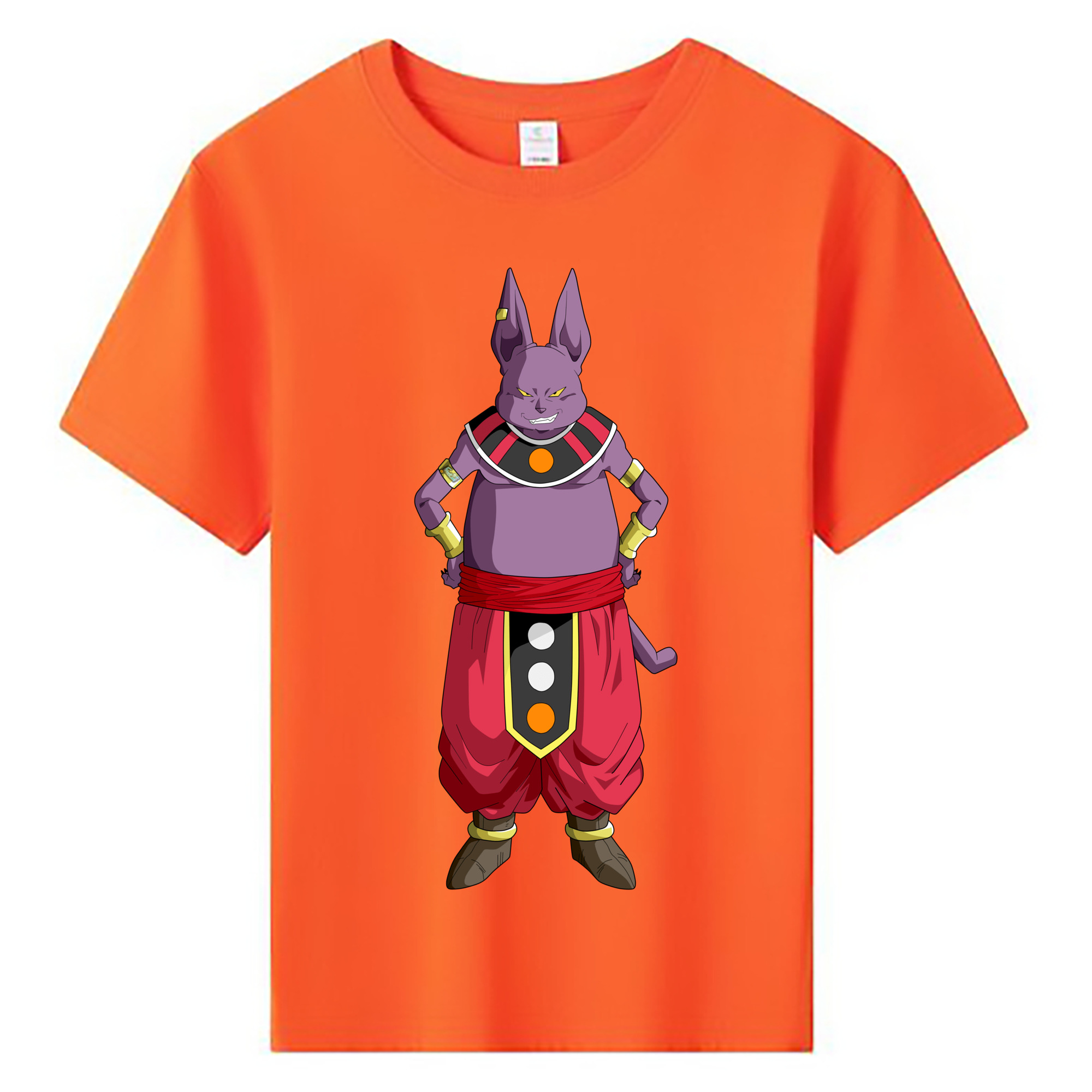 （画像用） ドラゴンボール シャンパ DRAGON BALL Champa 綿100％キッズTシャツ（フロントプリント）