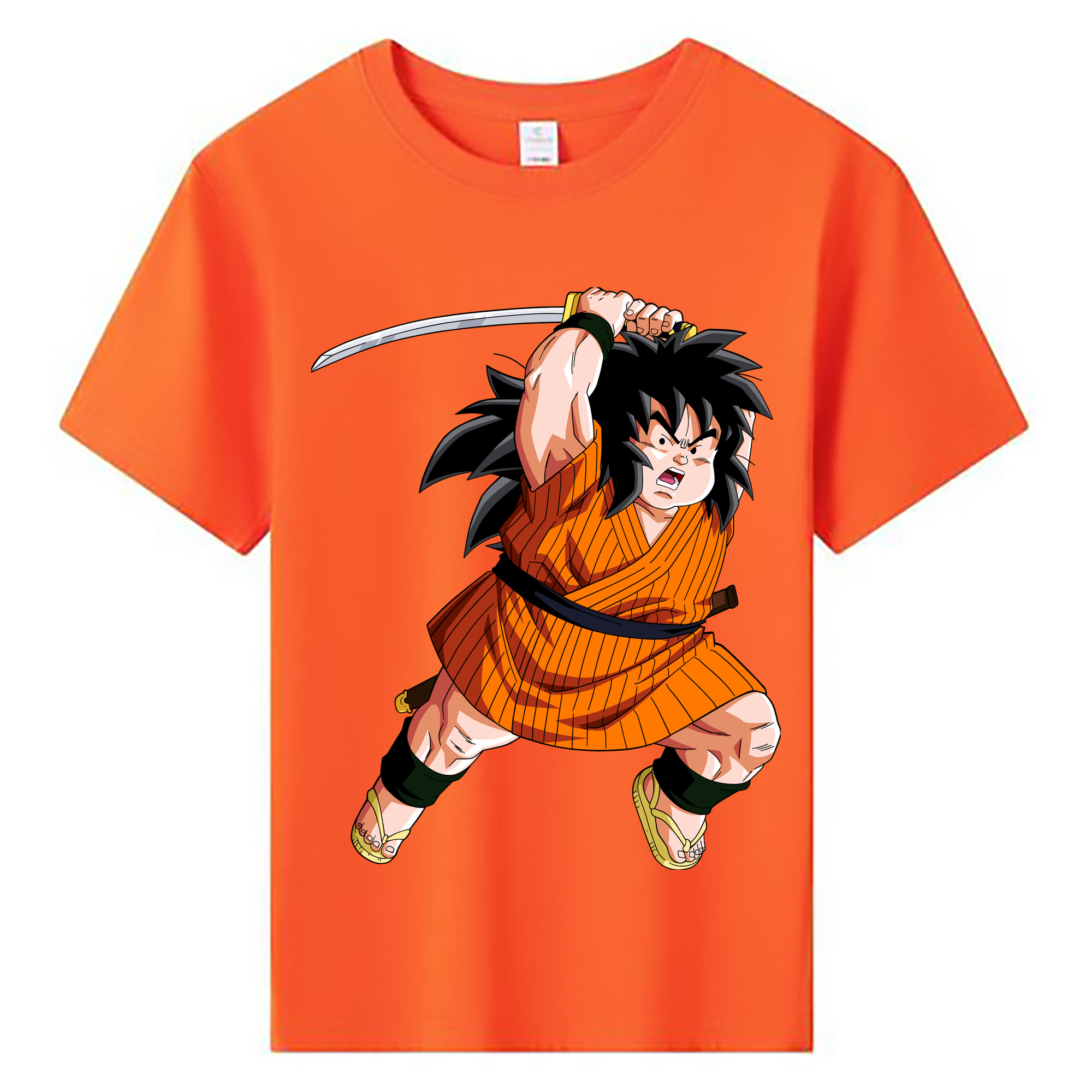（画像用） ドラゴンボール やじろべえ DRAGON BALL Yajirobe 綿100％キッズTシャツ（フロントプリント）