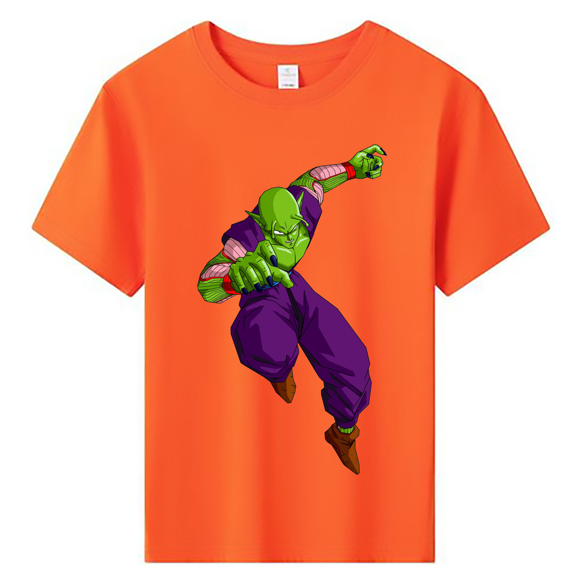 （画像用） ドラゴンボール ピッコロ DRAGON BALL Piccolo 綿100％キッズTシャツ（フロントプリント）