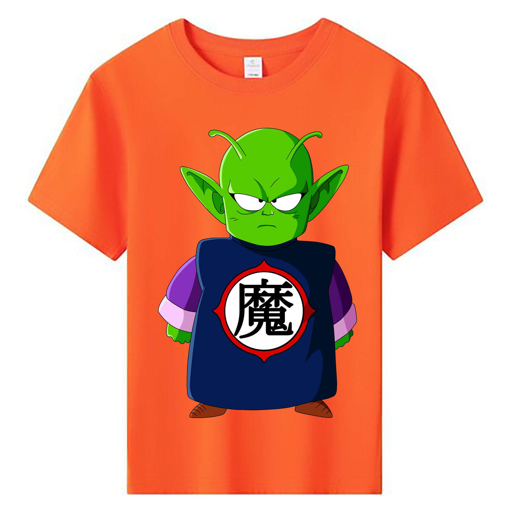 （画像用） ドラゴンボール ピッコロ DRAGON BALL Piccolo 綿100％キッズTシャツ（フロントプリント）