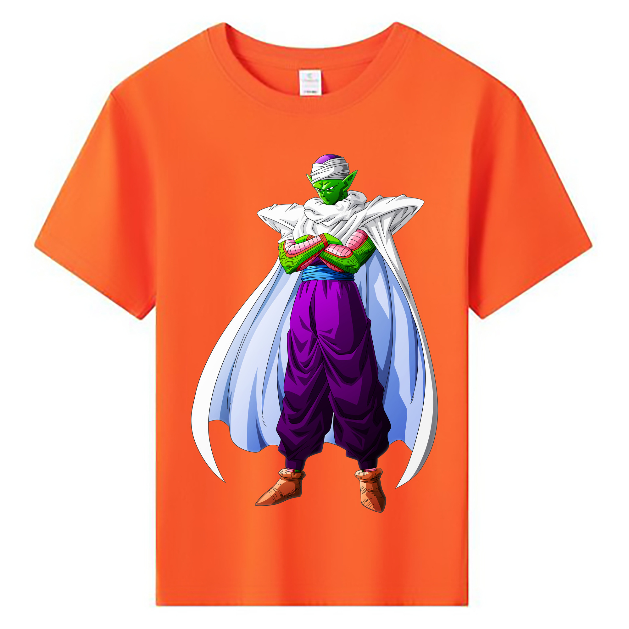 （画像用） ドラゴンボール ピッコロ DRAGON BALL Piccolo 綿100％キッズTシャツ（フロントプリント）