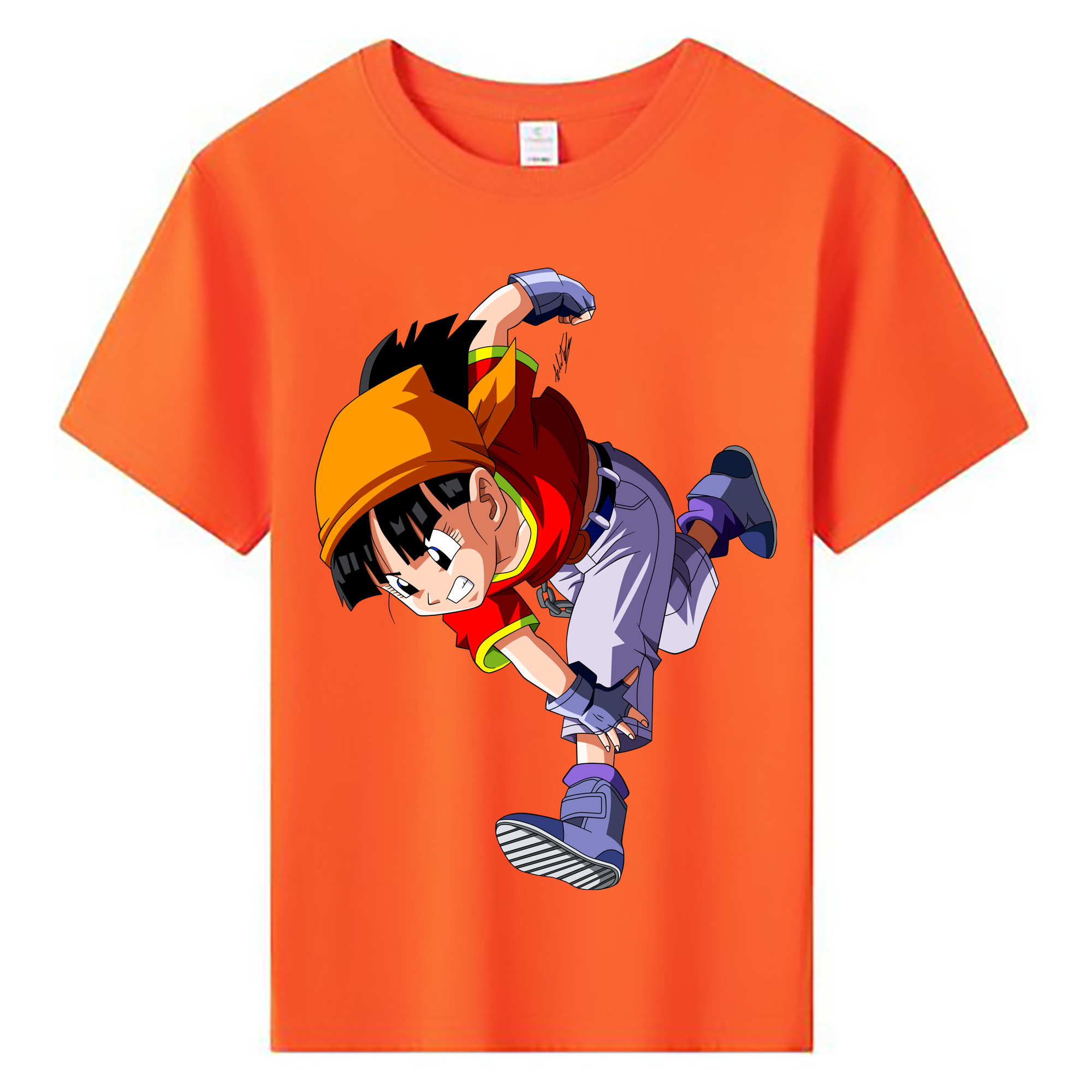 （画像用） ドラゴンボール パン DRAGON BALL Pan 綿100％キッズTシャツ（フロントプリント）