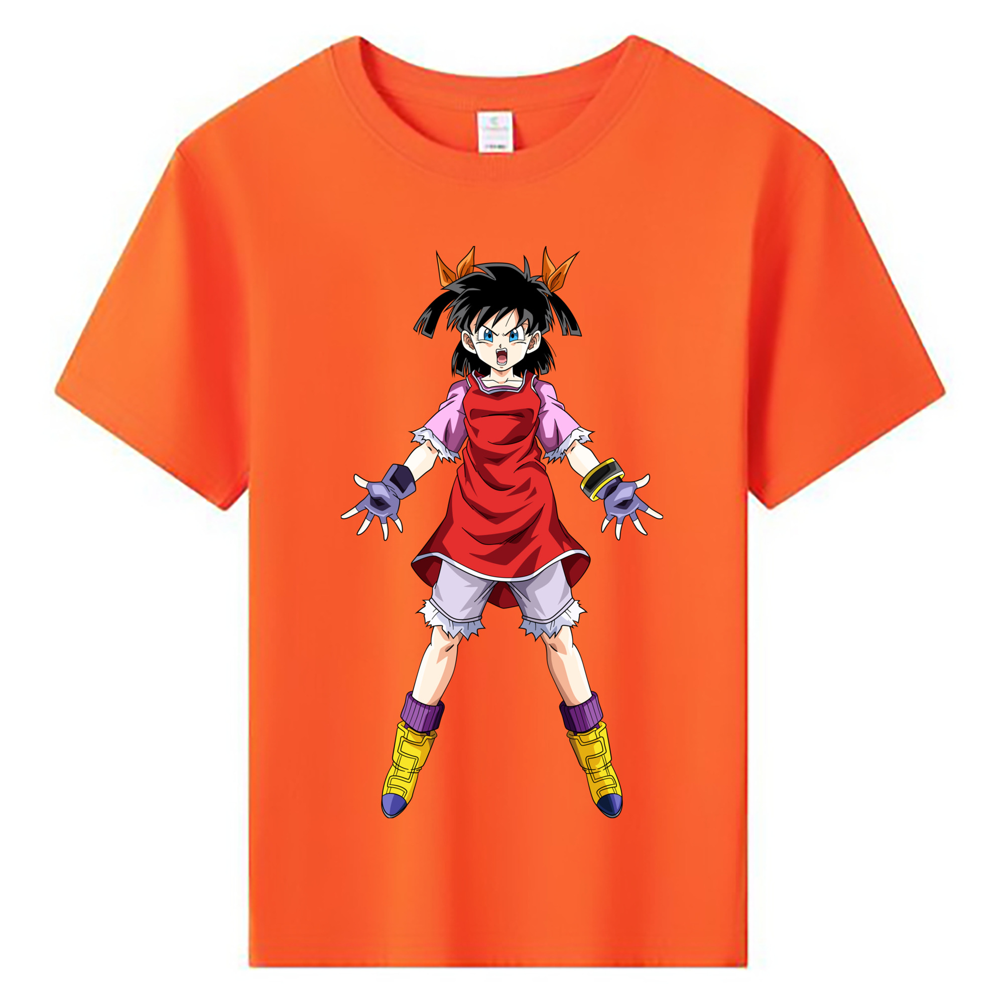 （画像用） ドラゴンボール パン DRAGON BALL Pan 綿100％キッズTシャツ（フロントプリント）