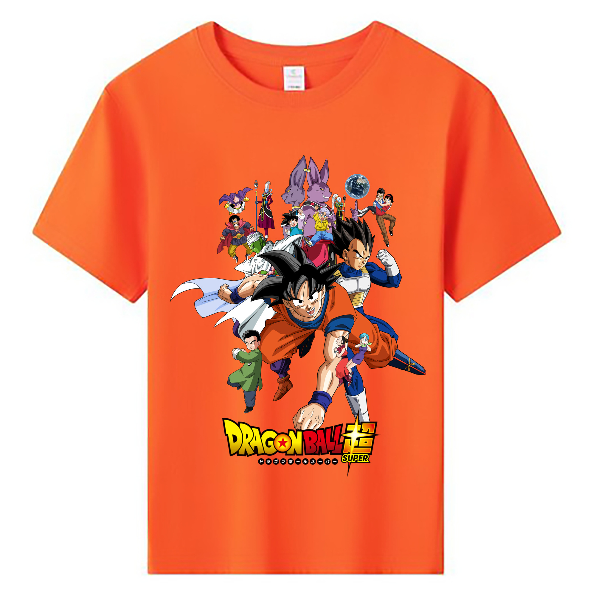 （画像用） ドラゴンボール DRAGON BALL 綿100％キッズTシャツ（フロントプリント）