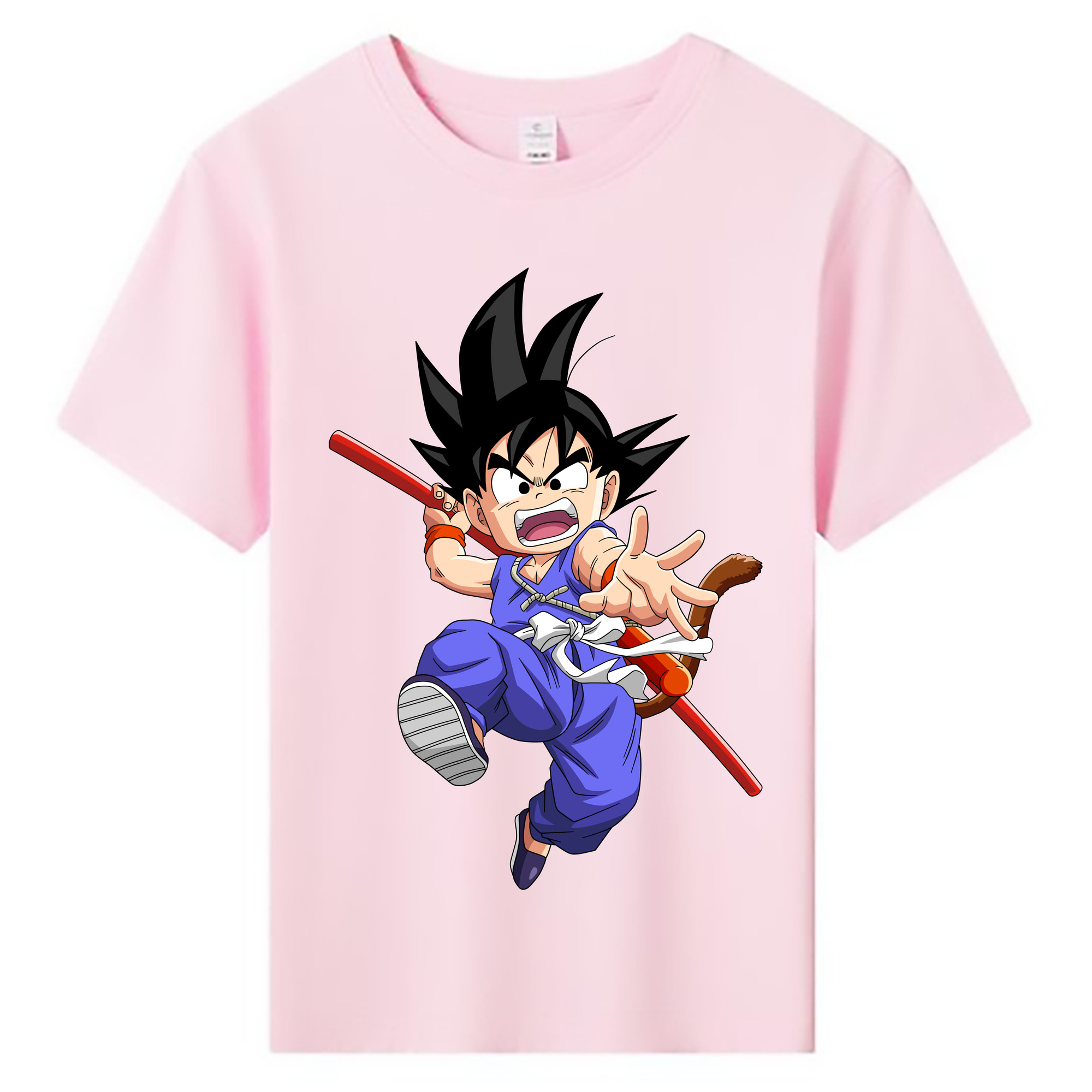 （画像用） ドラゴンボール 孫悟空（そん ごくう）Son Goku カカロット DRAGON BALL Kakarotto 綿100％キッズTシャツ（フロントプリント）