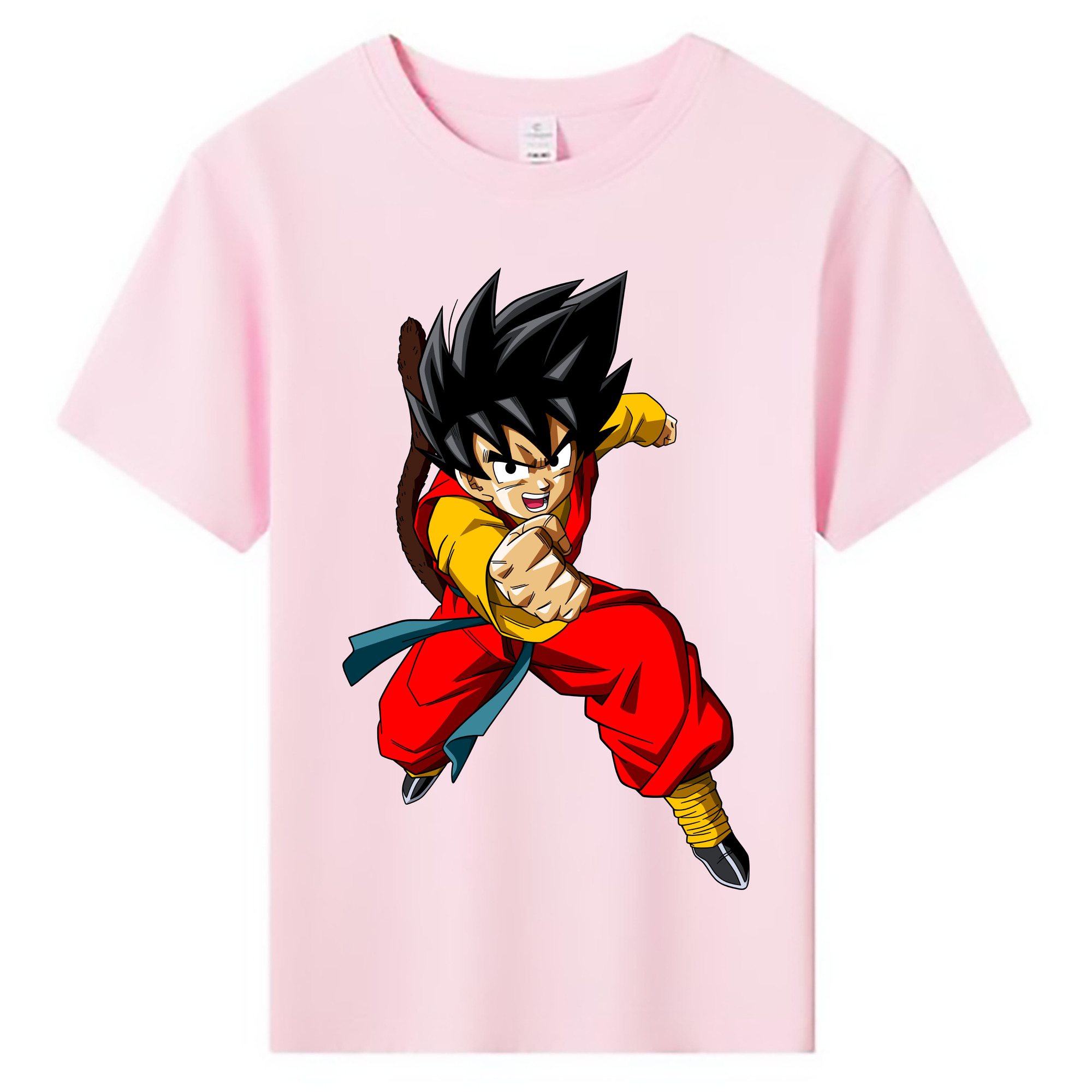（画像用） ドラゴンボール 孫悟空（そん ごくう）Son Goku カカロット DRAGON BALL Kakarotto 綿100％キッズTシャツ（フロントプリント）