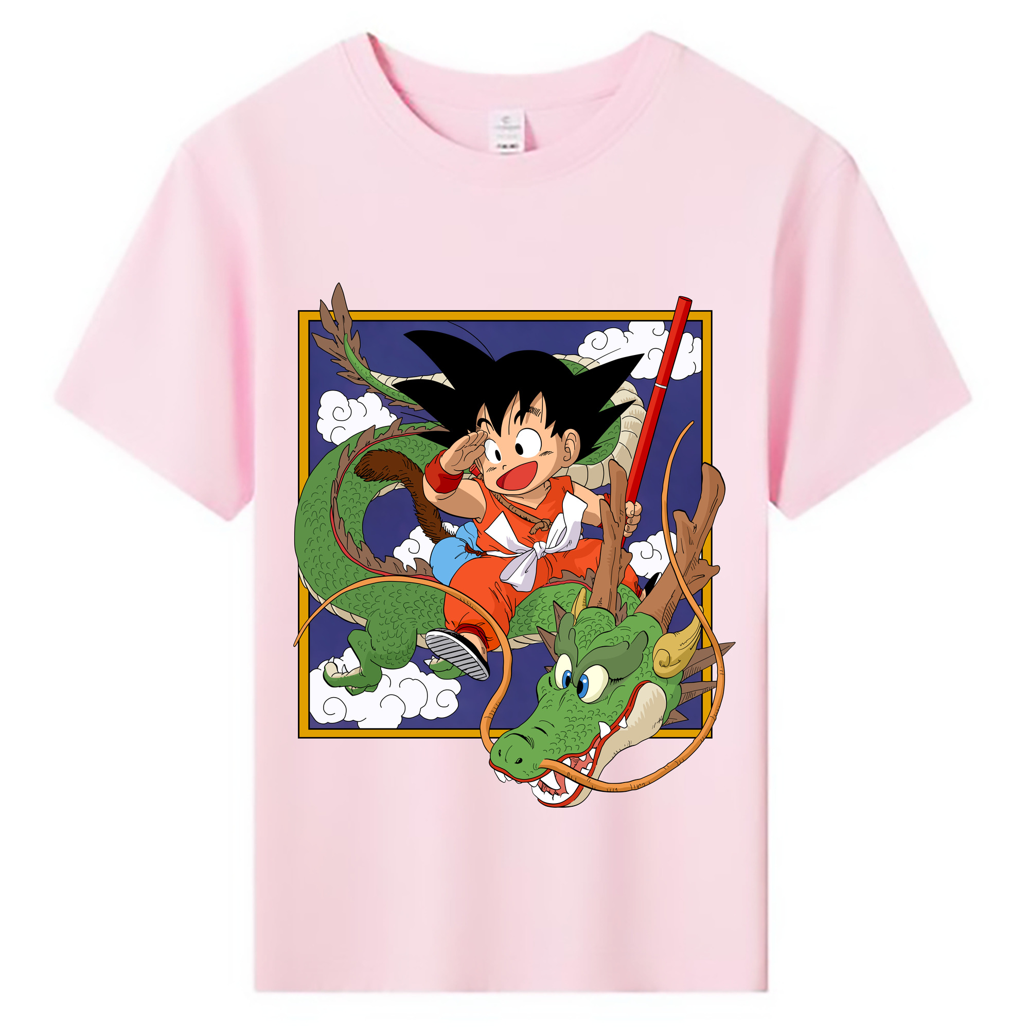 （画像用） ドラゴンボール 孫悟空（そん ごくう）Son Goku カカロット DRAGON BALL Kakarotto 綿100％キッズTシャツ（フロントプリント）