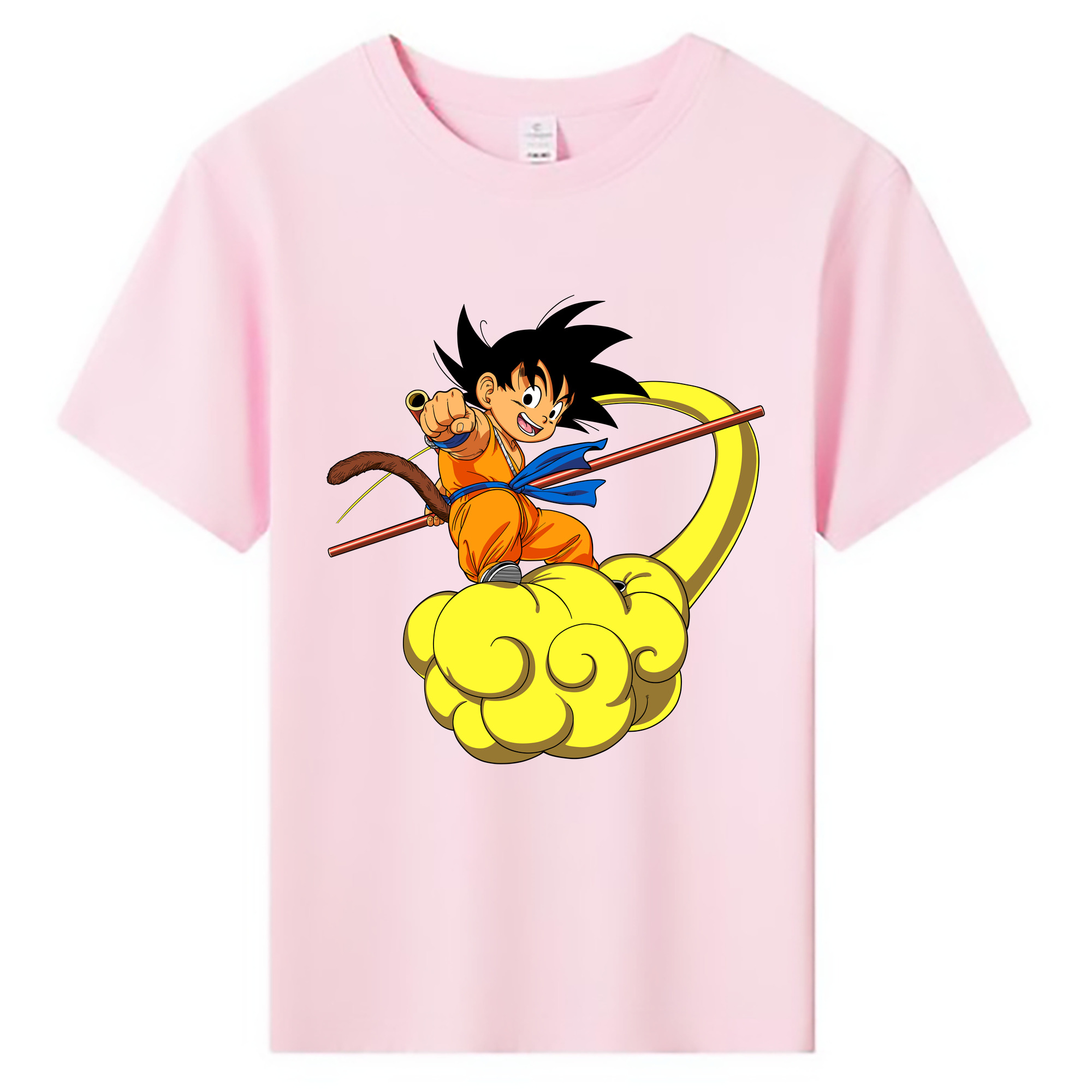 （画像用） ドラゴンボール 孫悟空（そん ごくう）Son Goku カカロット DRAGON BALL Kakarotto 綿100％キッズTシャツ（フロントプリント）