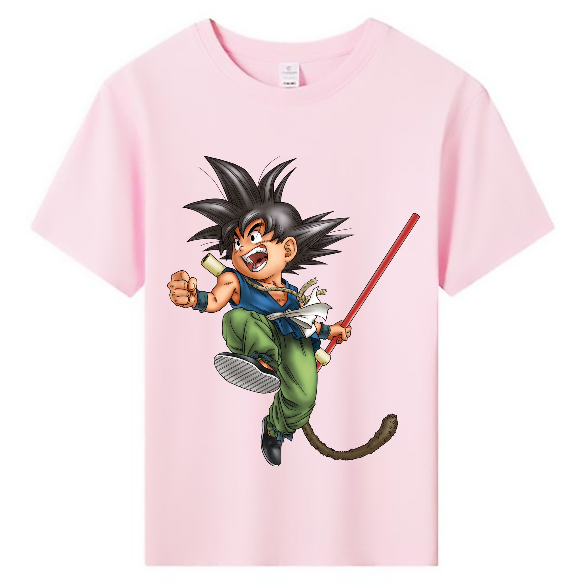 （画像用） ドラゴンボール 孫悟空（そん ごくう）Son Goku カカロット DRAGON BALL Kakarotto 綿100％キッズTシャツ（フロントプリント）