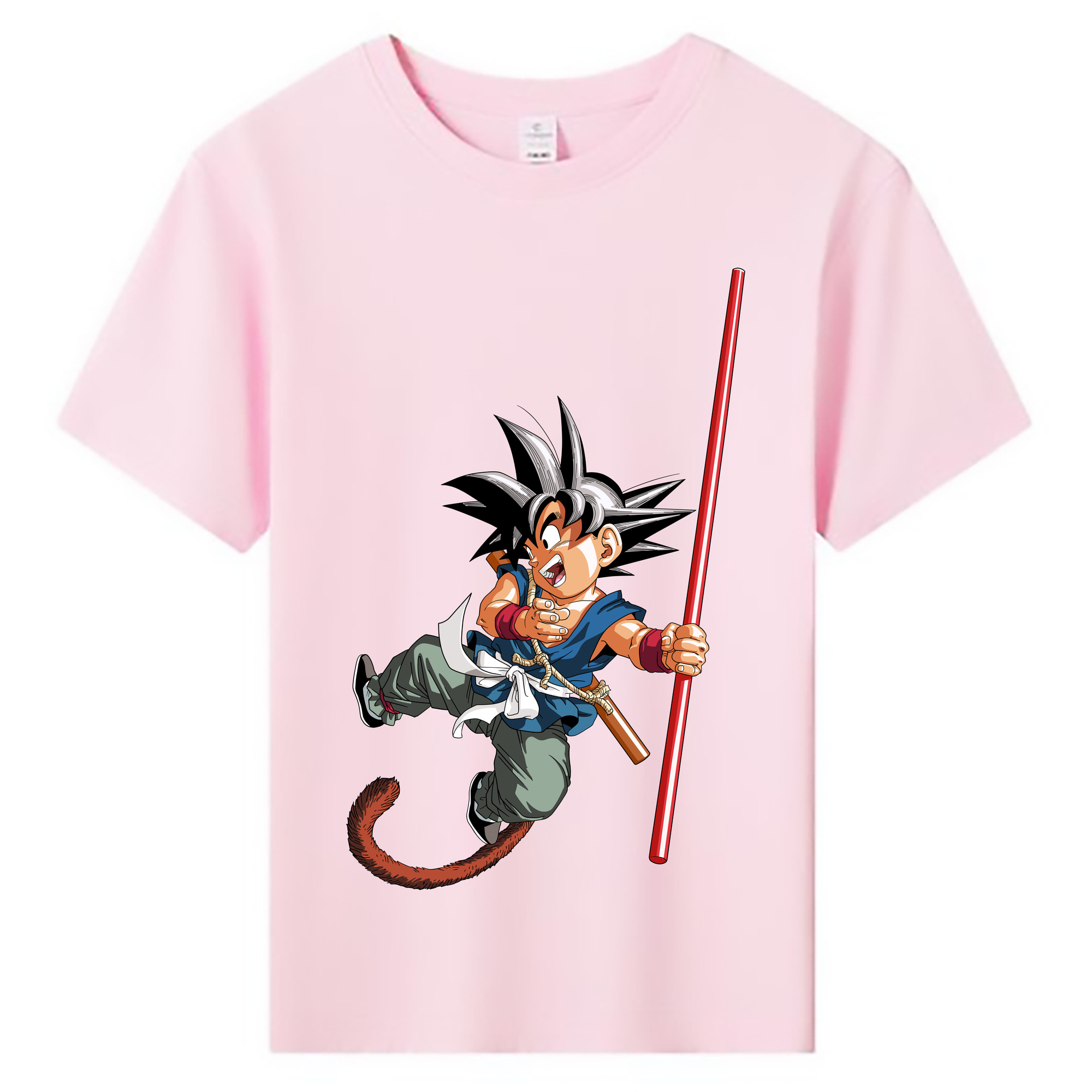（画像用） ドラゴンボール 孫悟空（そん ごくう）Son Goku カカロット DRAGON BALL Kakarotto 綿100％キッズTシャツ（フロントプリント）