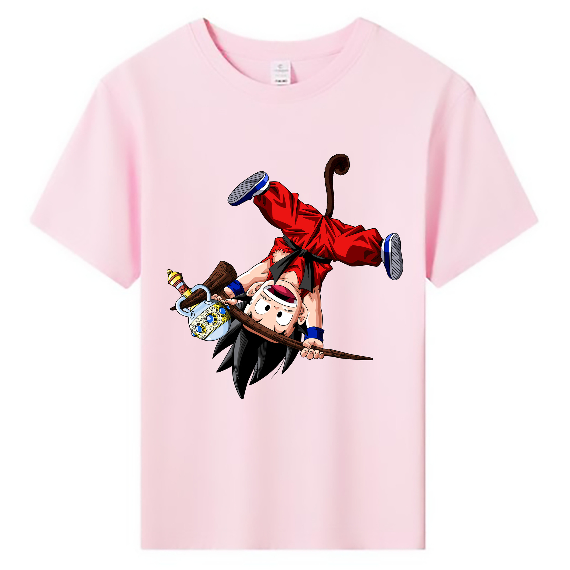 （画像用） ドラゴンボール 孫悟空（そん ごくう）Son Goku カカロット DRAGON BALL Kakarotto 綿100％キッズTシャツ（フロントプリント）