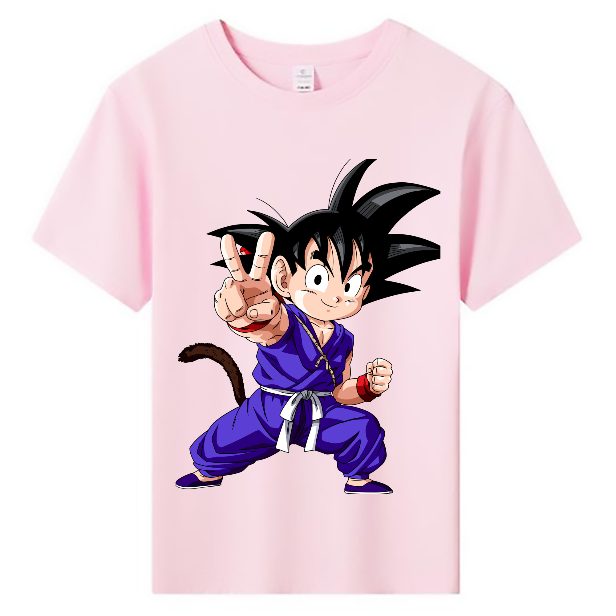 （画像用） ドラゴンボール 孫悟空（そん ごくう）Son Goku カカロット DRAGON BALL Kakarotto 綿100％キッズTシャツ（フロントプリント）