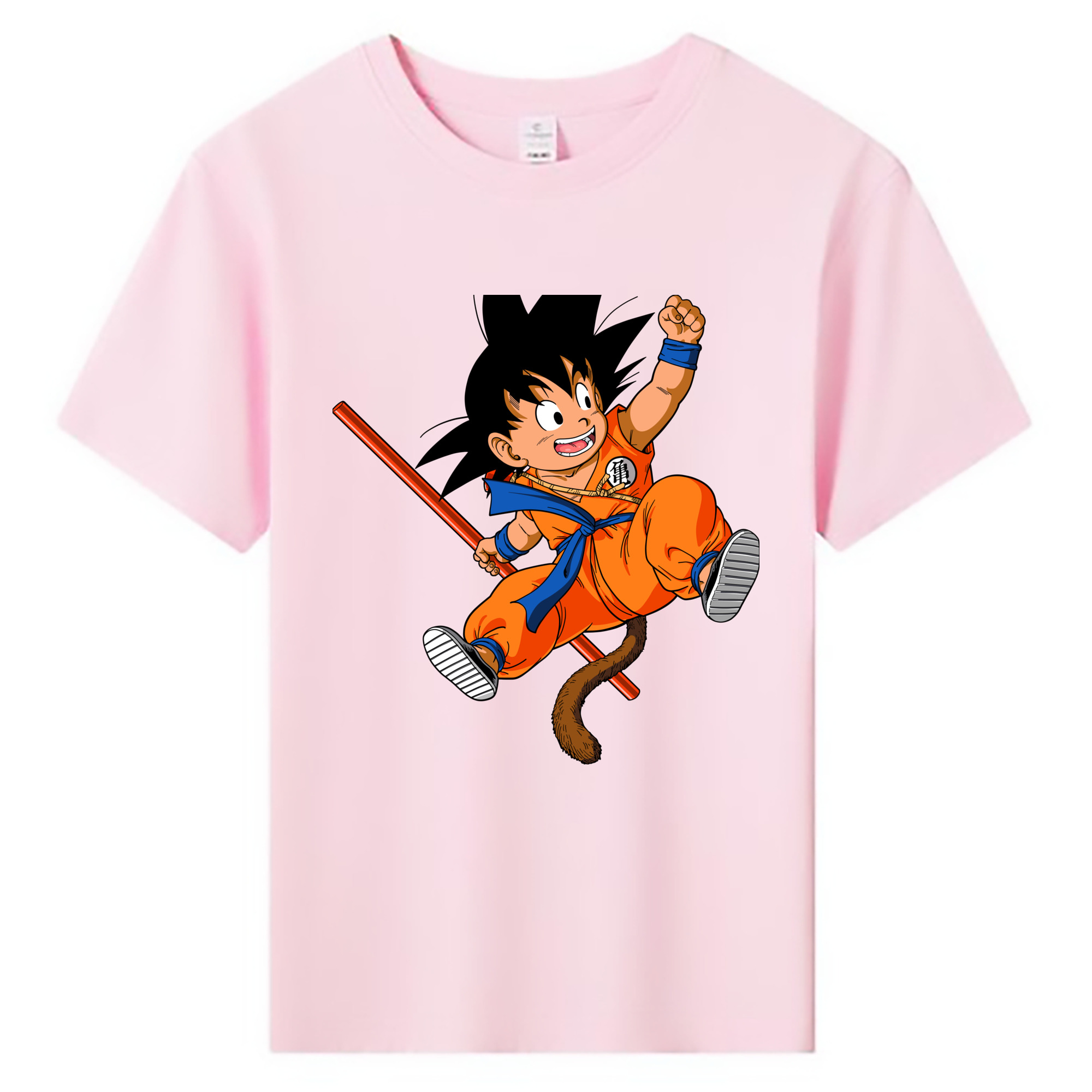 （画像用） ドラゴンボール 孫悟空（そん ごくう）Son Goku カカロット DRAGON BALL Kakarotto 綿100％キッズTシャツ（フロントプリント）