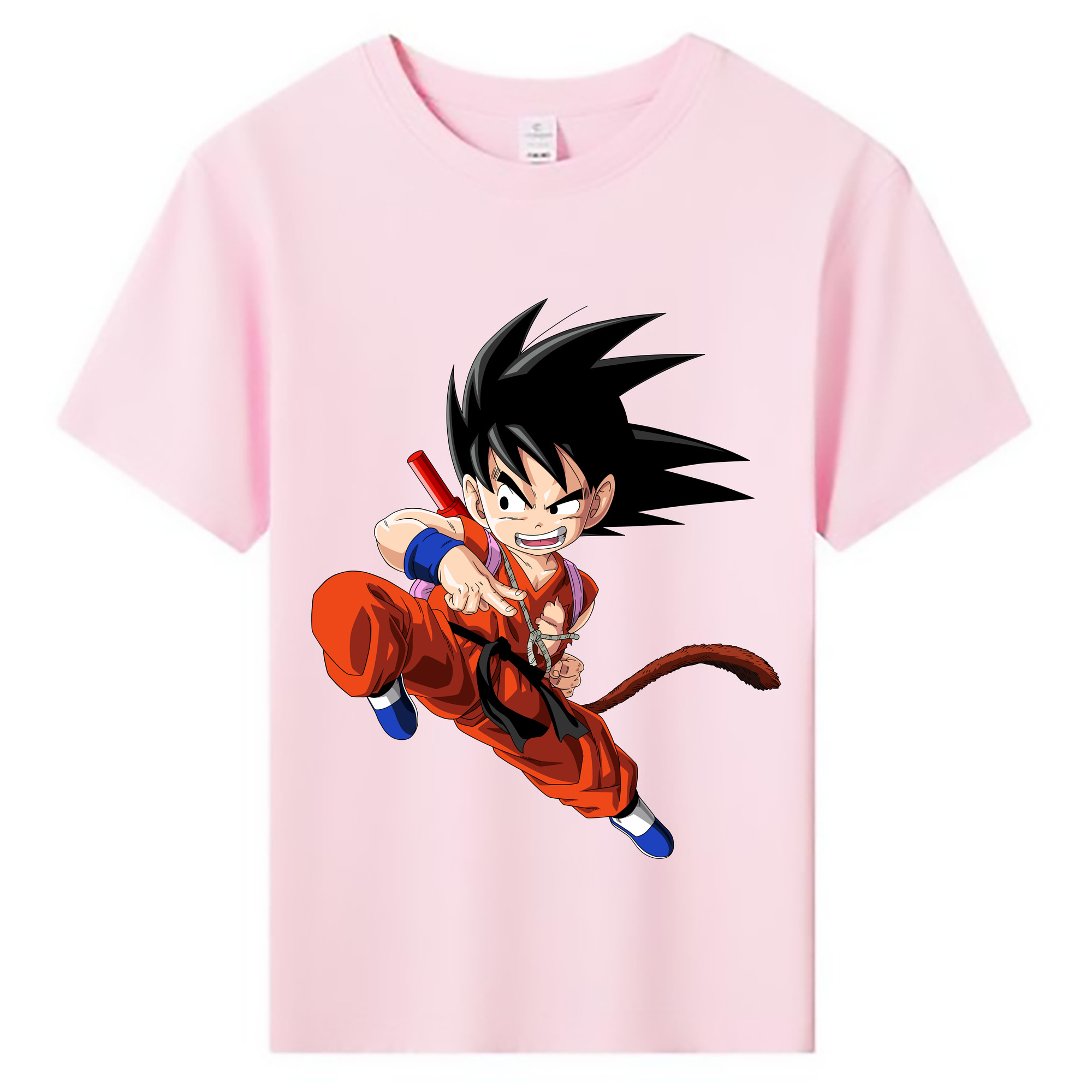 （画像用） ドラゴンボール 孫悟空（そん ごくう）Son Goku カカロット DRAGON BALL Kakarotto 綿100％キッズTシャツ（フロントプリント）