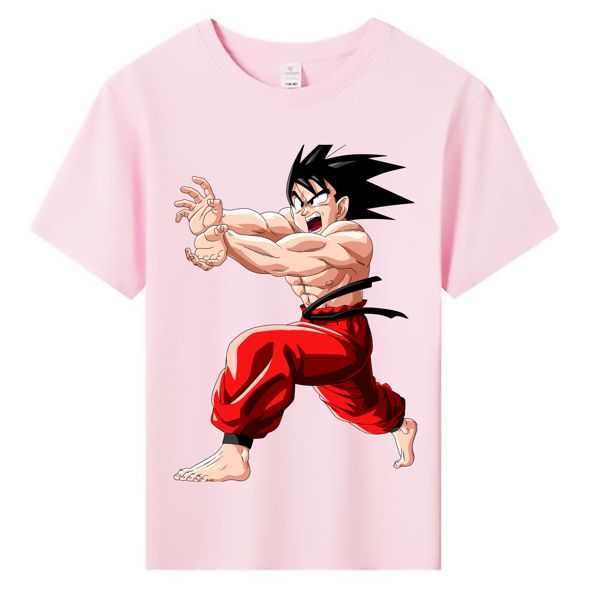 （画像用） ドラゴンボール 孫悟空（そん ごくう）Son Goku カカロット DRAGON BALL Kakarotto 綿100％キッズTシャツ（フロントプリント）
