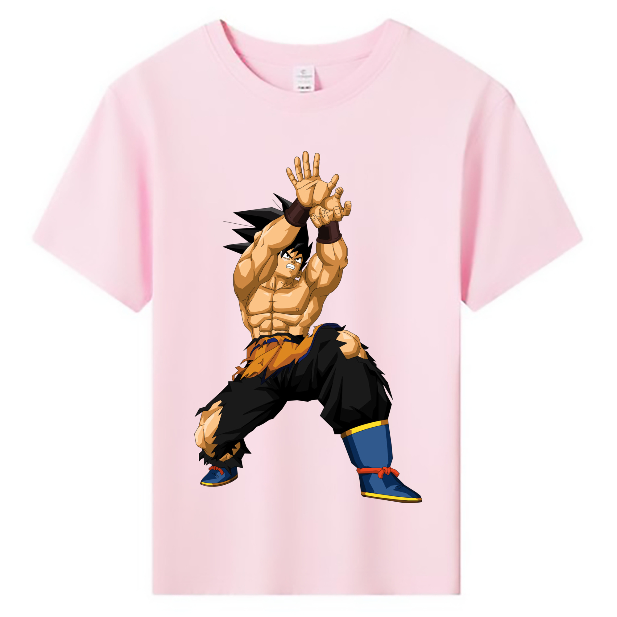 （画像用） ドラゴンボール 孫悟空（そん ごくう）Son Goku カカロット DRAGON BALL Kakarotto 綿100％キッズTシャツ（フロントプリント）